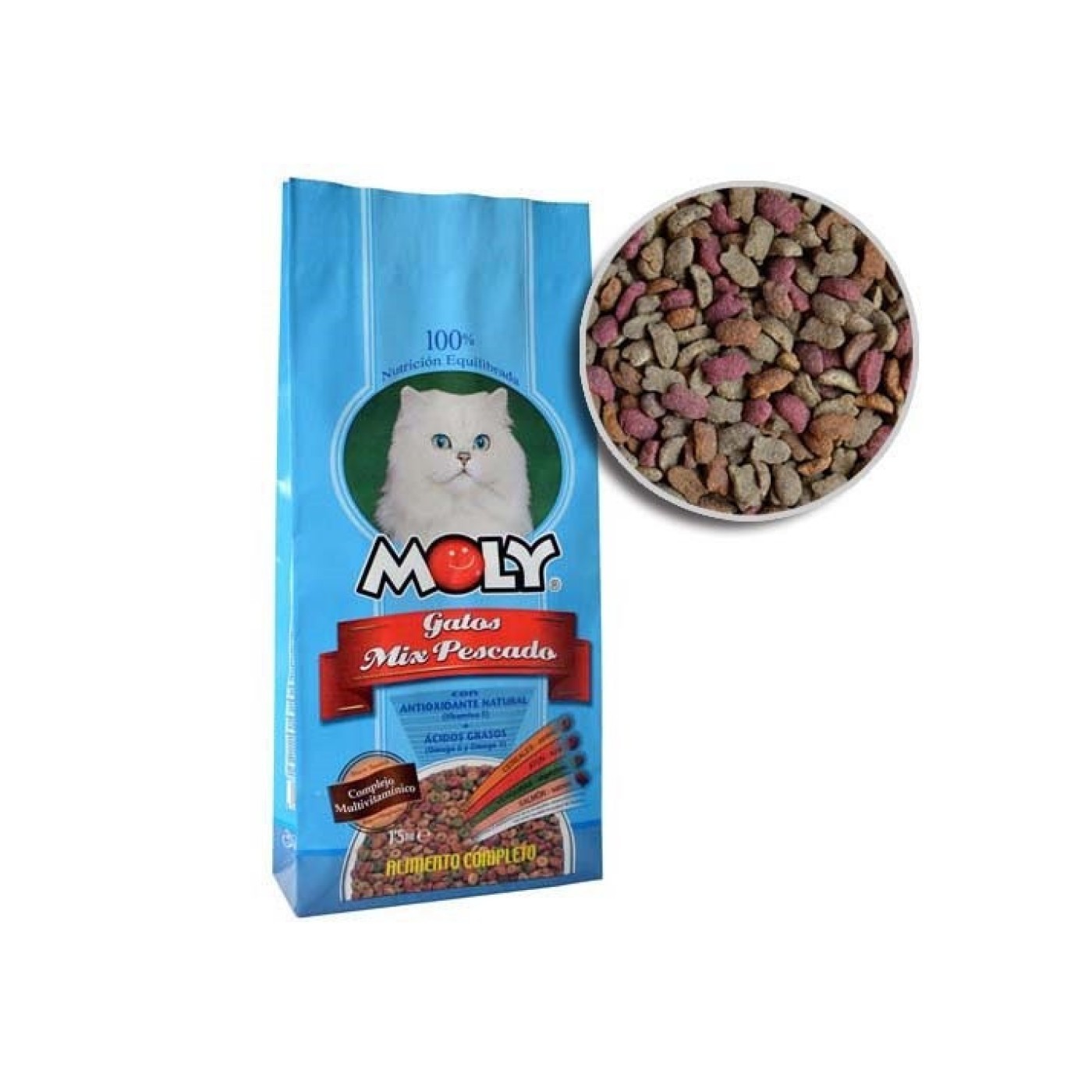 Moly Cat Food Fish 1.5kg