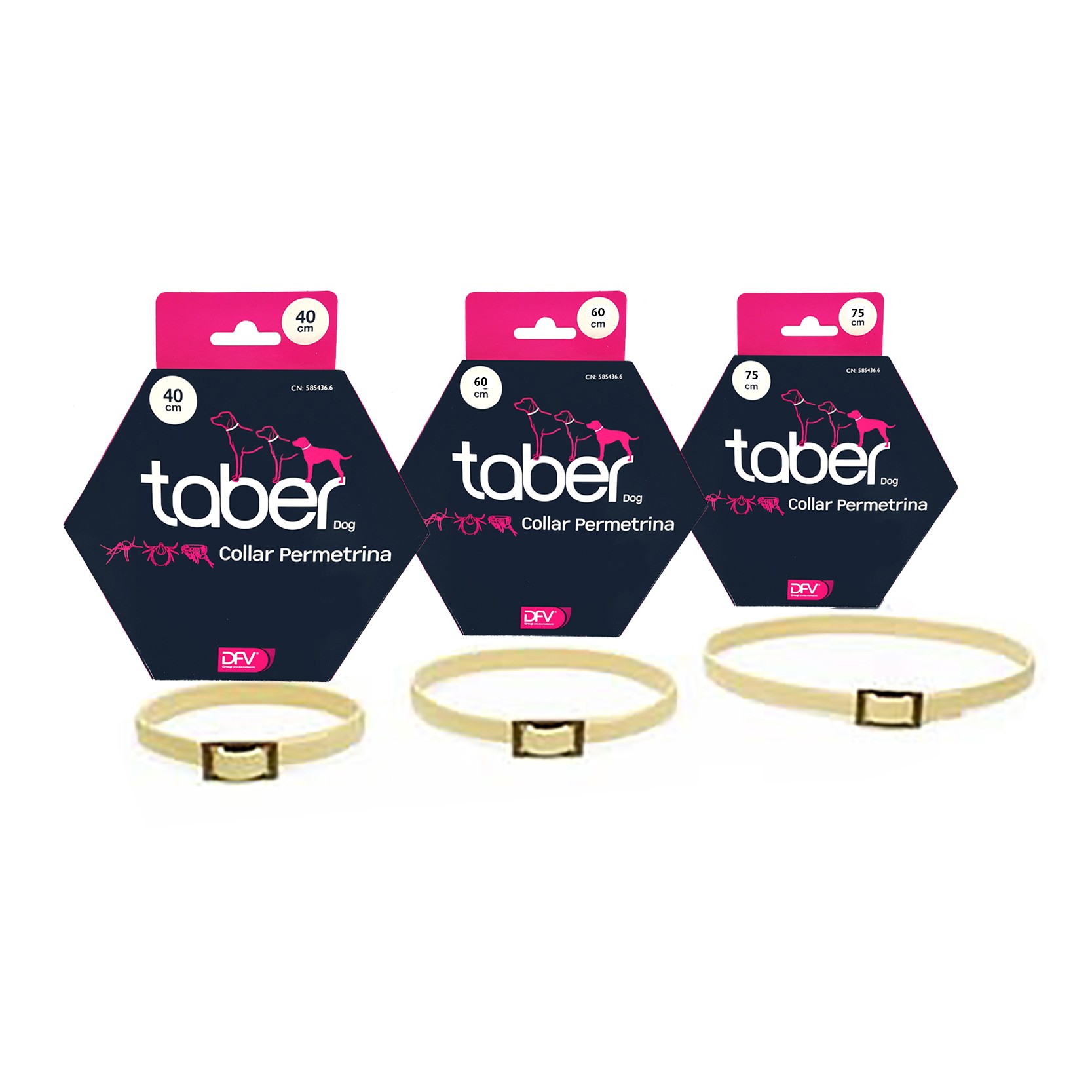TABERDOG PERMETHRIN COLLAR 75 CM
