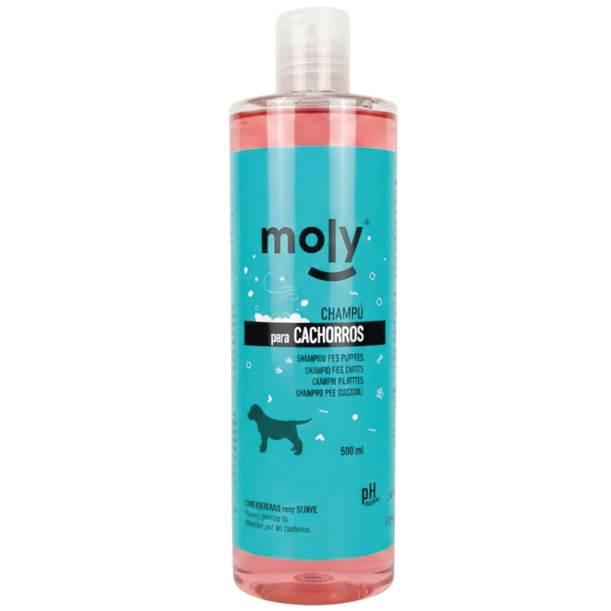 Shampoo pour Chiots 500 ml Moly | Nettoyage Ultra Doux pour Peaux Sensibles