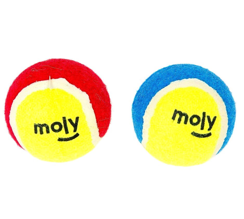 TENNIS BALL 6,5cm WITH RIVETS PACK.2