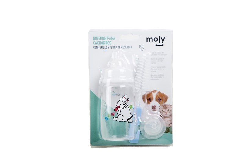 Biberón para Cachorros con Kit de Limpieza | Alimentación Segura y Práctica – Moly