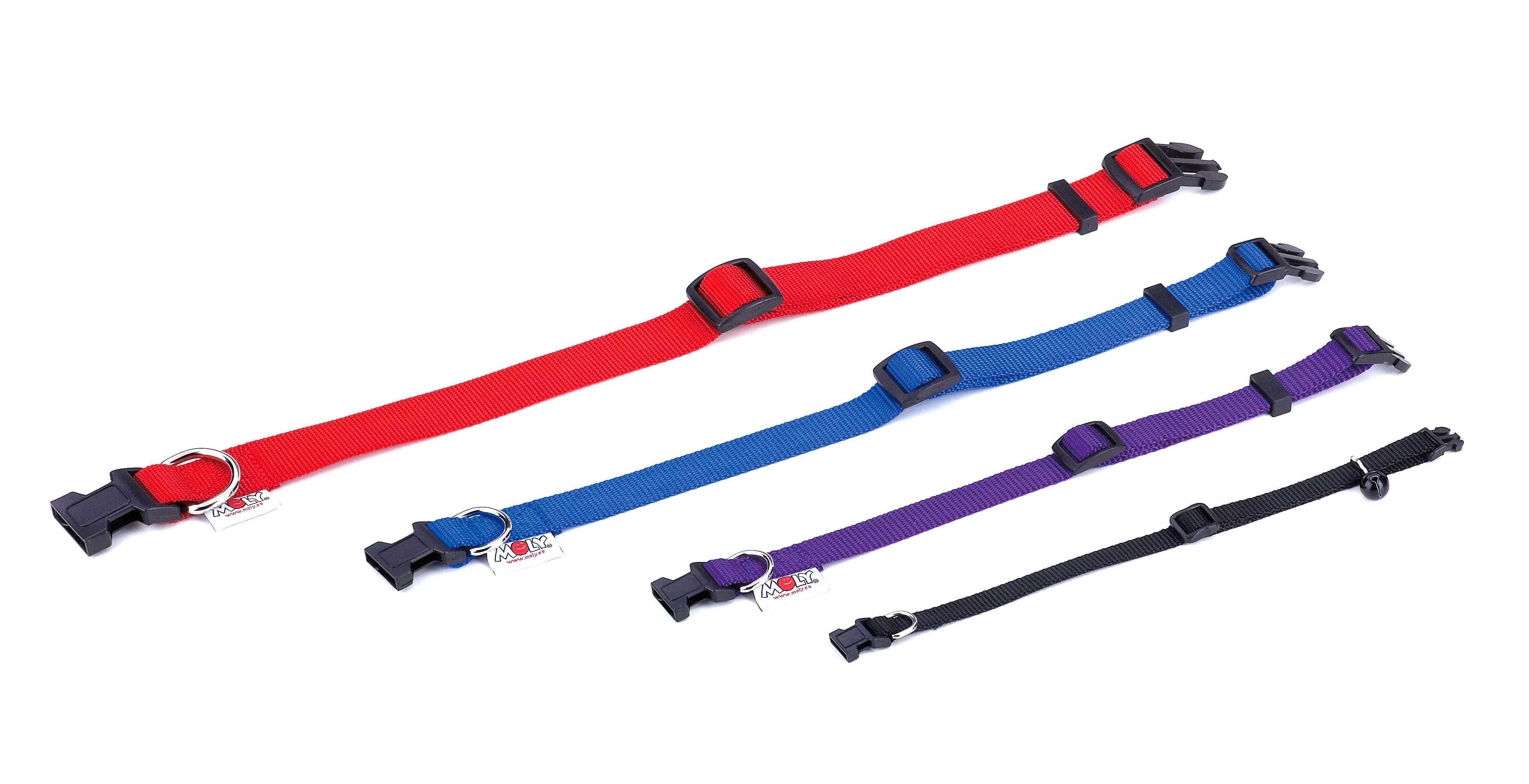 NYLON NECKLACE SMOOTH 23-35 X 1cm WITH CASCABEL