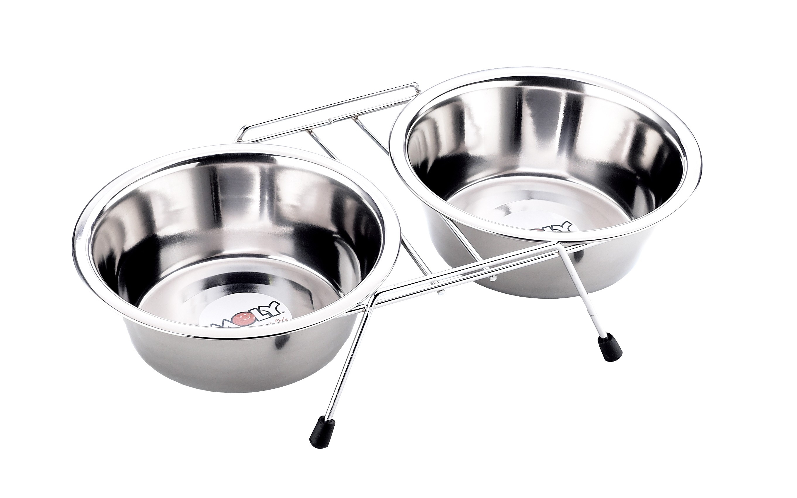 DOUBLE FEEDER 16.5CM W/SUPPORT 2X0.70L