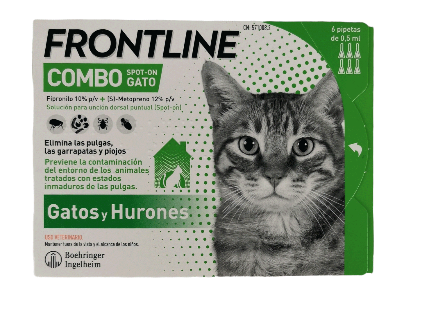 FRONTLINE COMBO FOR CATS 6 PIPETTES