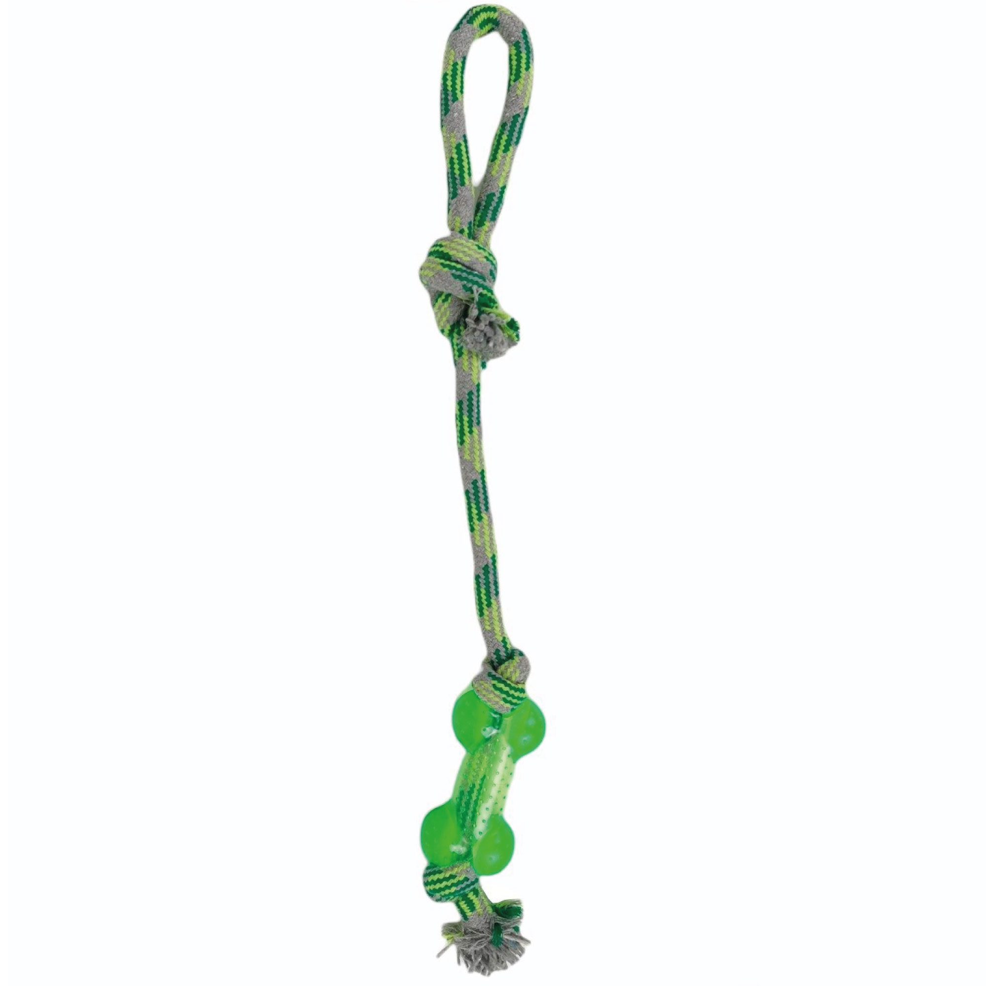 MORDEDOR TPR 50 CM GREEN MOLY | JUGUETE XL RESISTENTE PARA PERROS GRANDES Y MUY ACTIVOS