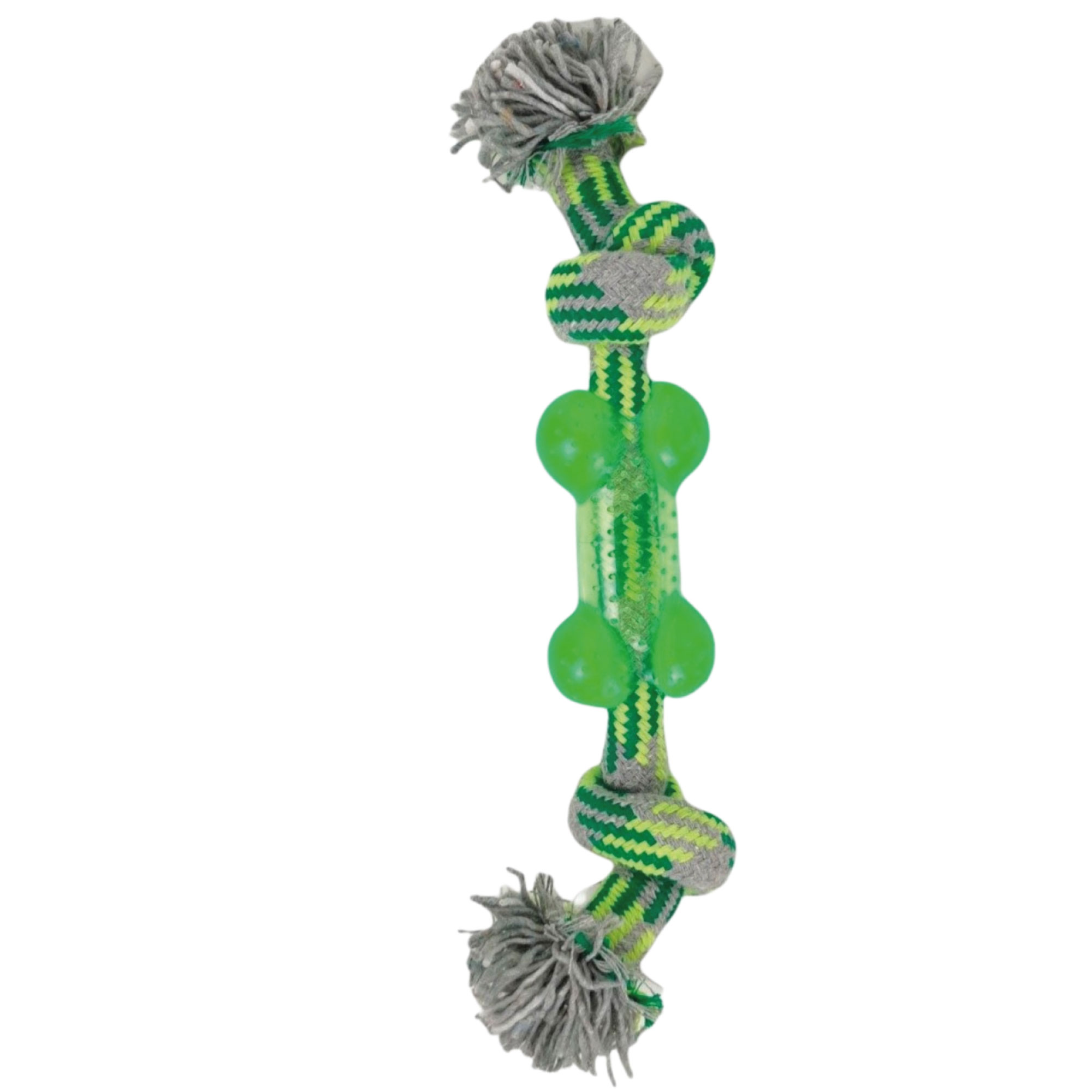 MORDEDOR TPR 26 CM GREEN MOLY | JUGUETE RESISTENTE PARA MASTICAR Y FORTALECER LA MANDÍBULA