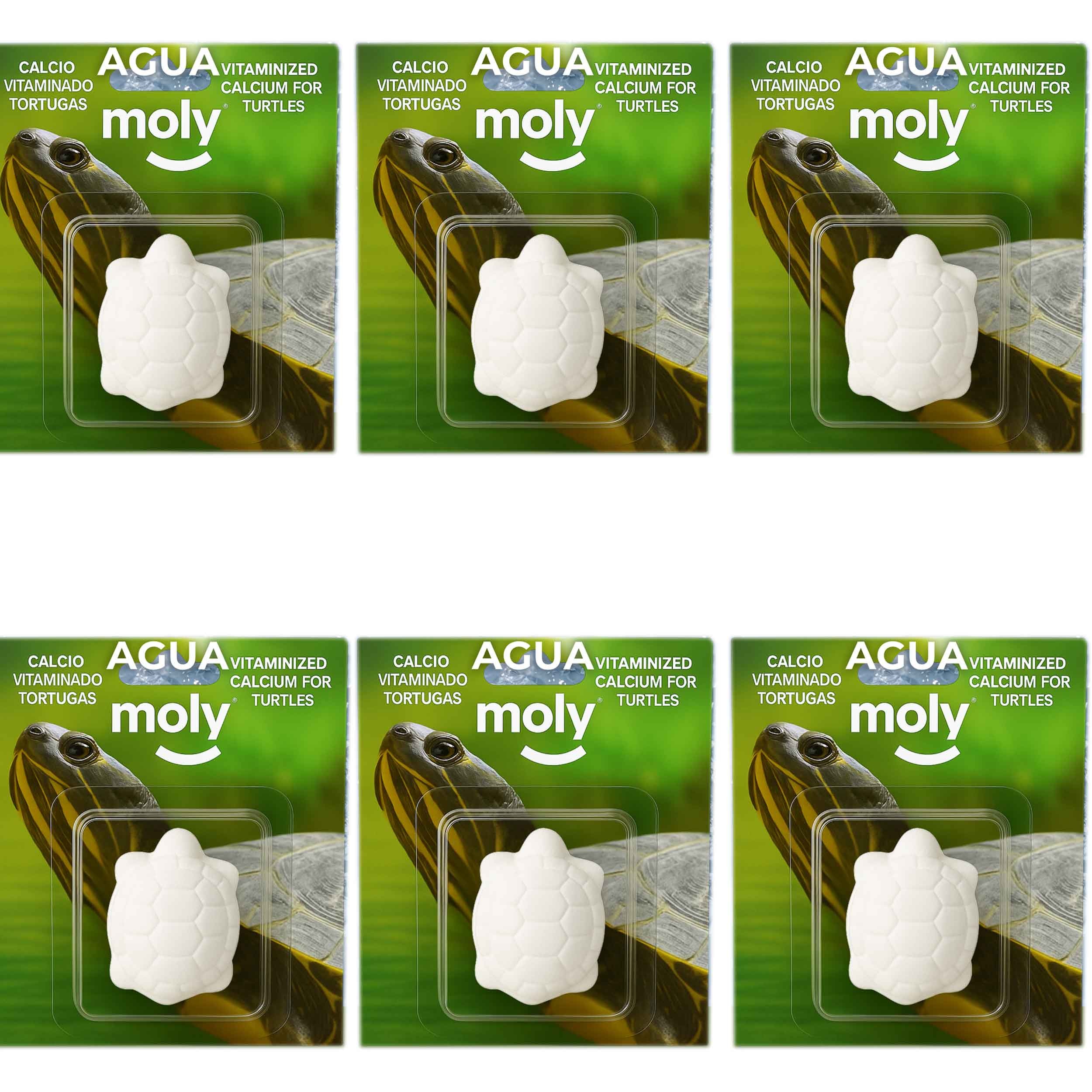 MOLY CALCIO TORTUGAS ACONDICIONADOR AGUA GRANDE PACK 6