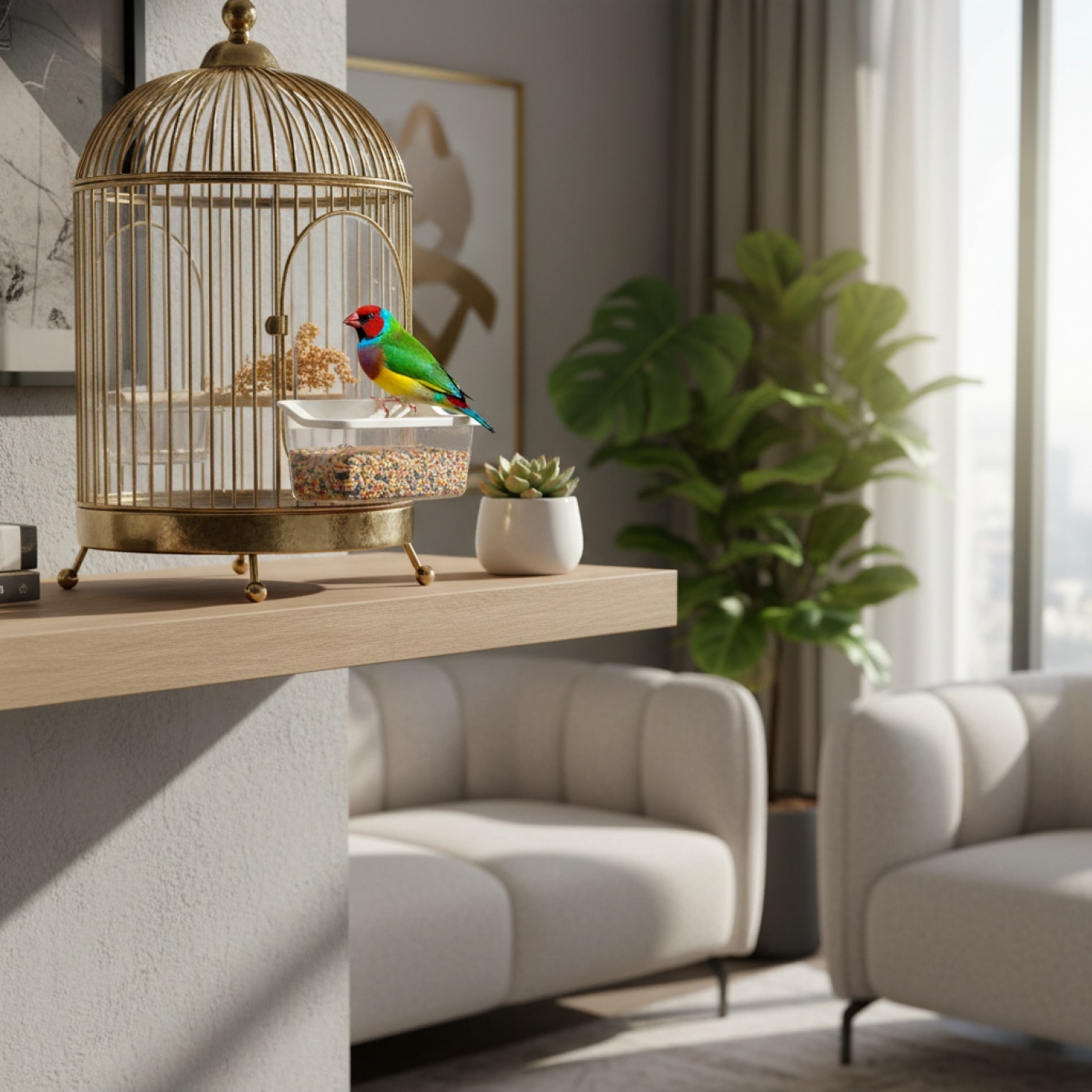 CAGE MACAW 93 X 69 X 160 CM.