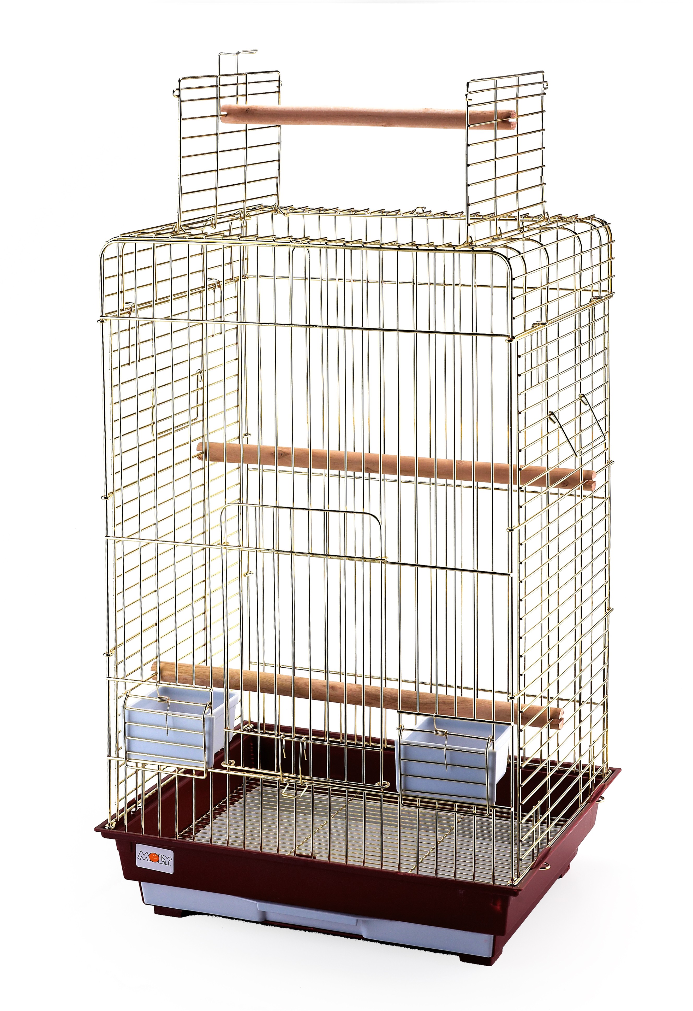 GOLDEN MALAWI CAGE WITH OPENING 52 X 41 X 78 CM