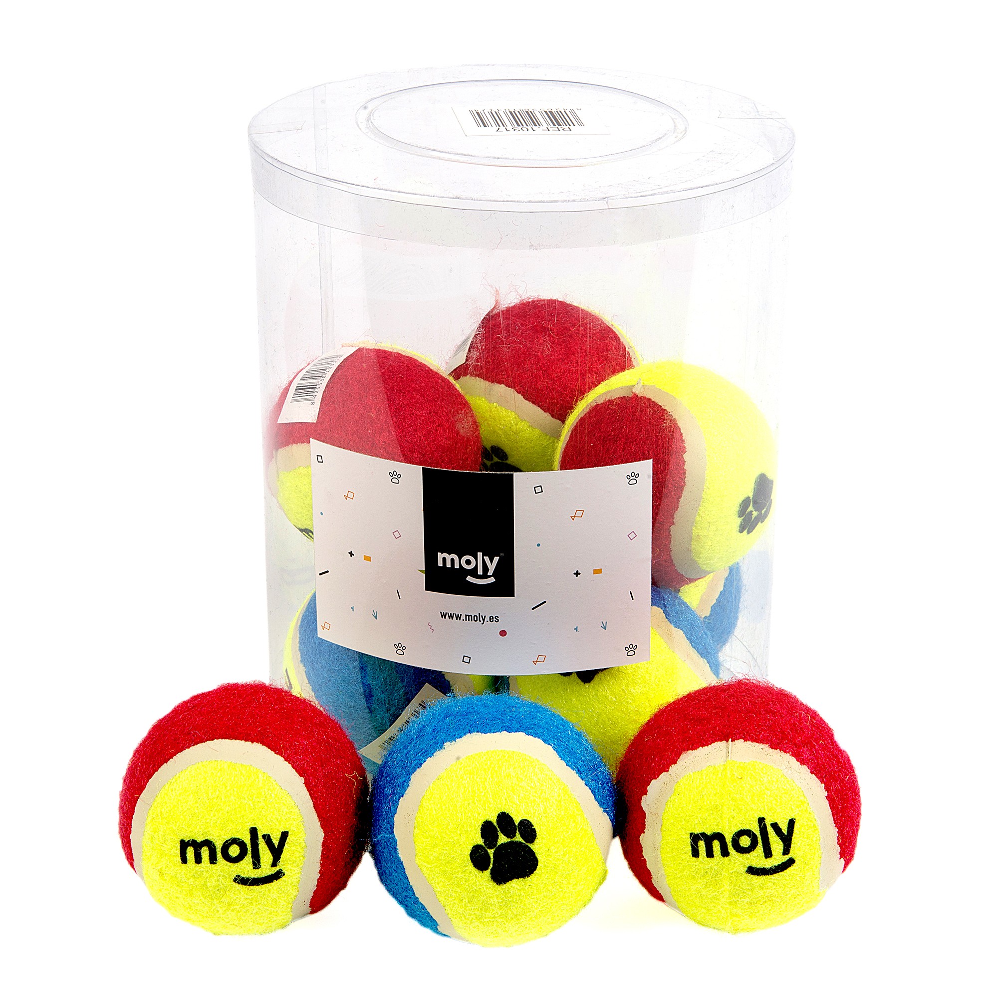 EXP. 10 TENNIS BALLS W/SHOES 6.5CMS