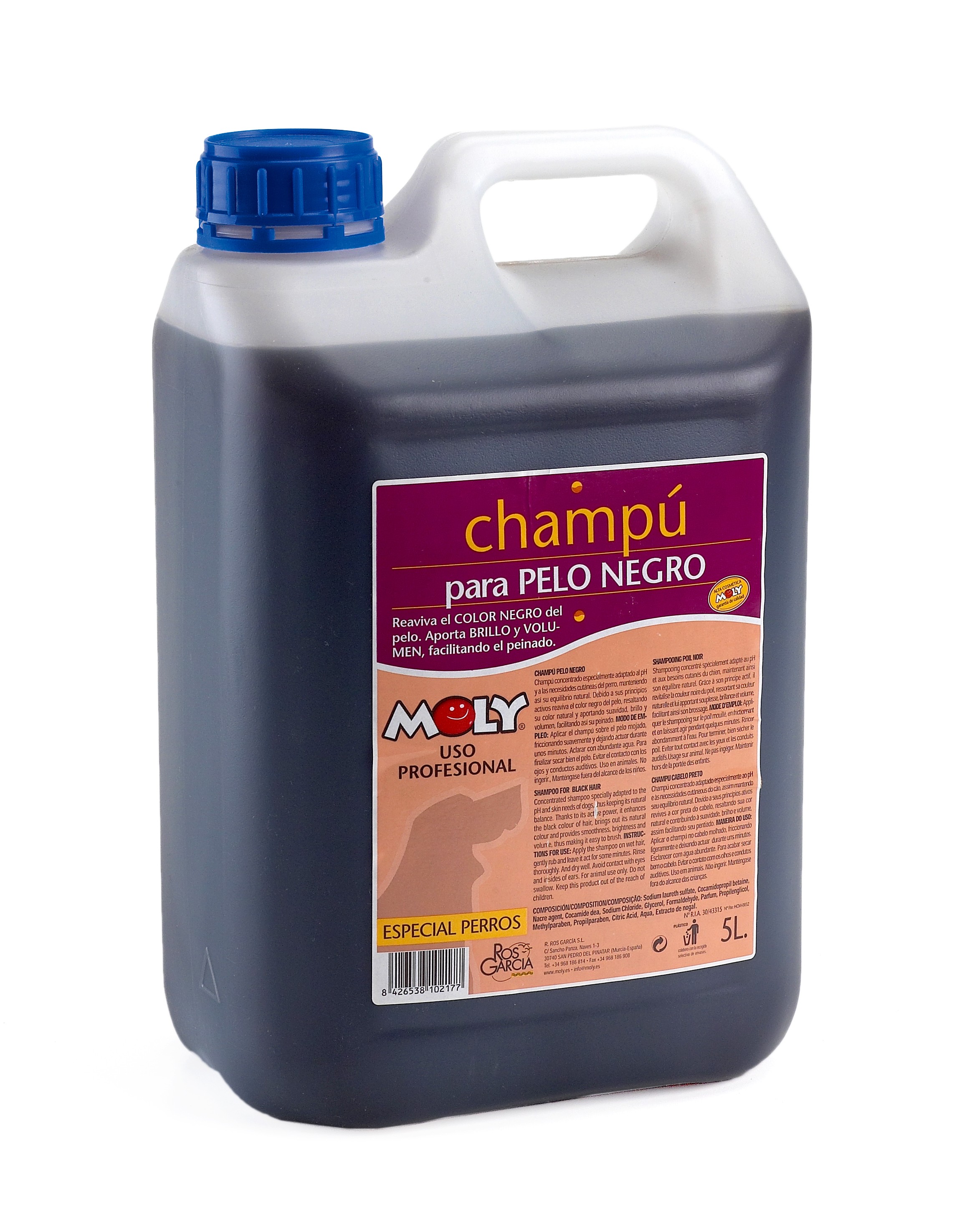 BLACK HAIR SHAMPOO 5 LITERS