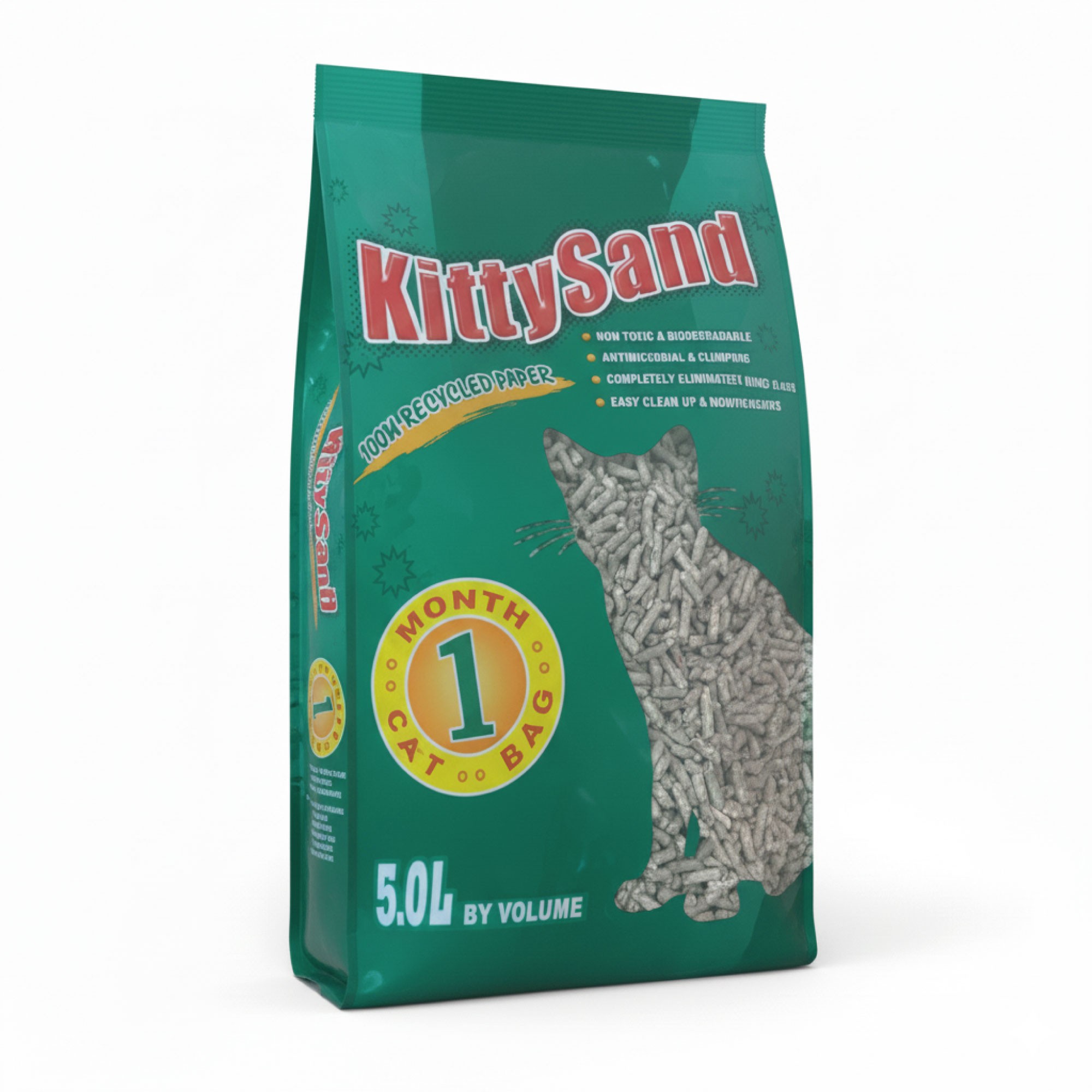 ECOLOGICAL RECYCLED PAPER 10 L FOR RODENTS AND CATS