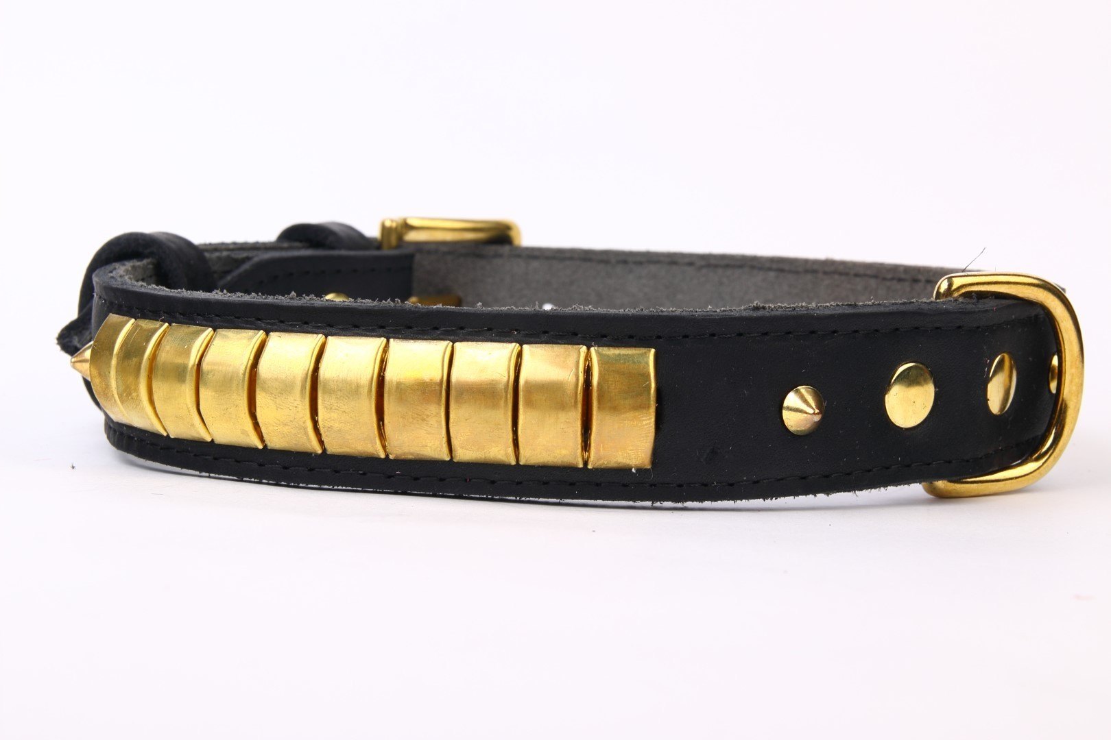 LEATHER NECKLACE LUXURY DESIGN 65 CM