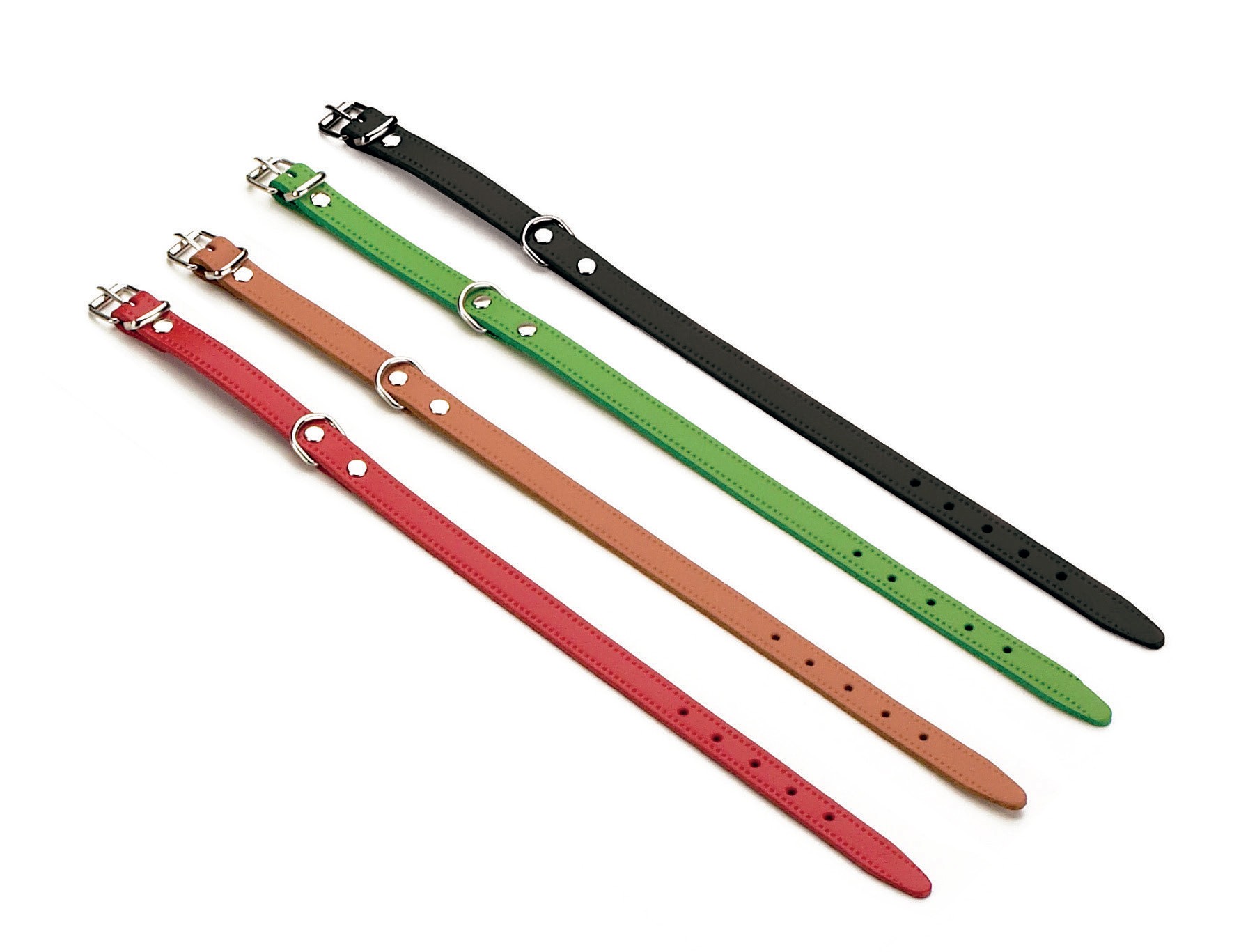 SMOOTH LEATHER NECKLACE 60X3,5 CM