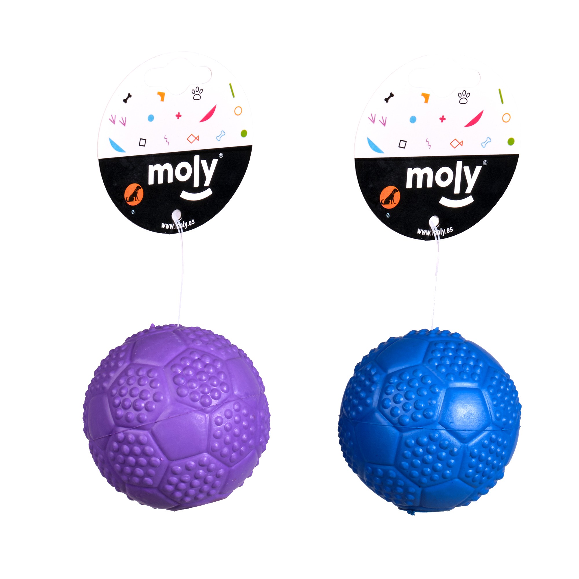 RUBBER BALL WITH SOUND 5 CM