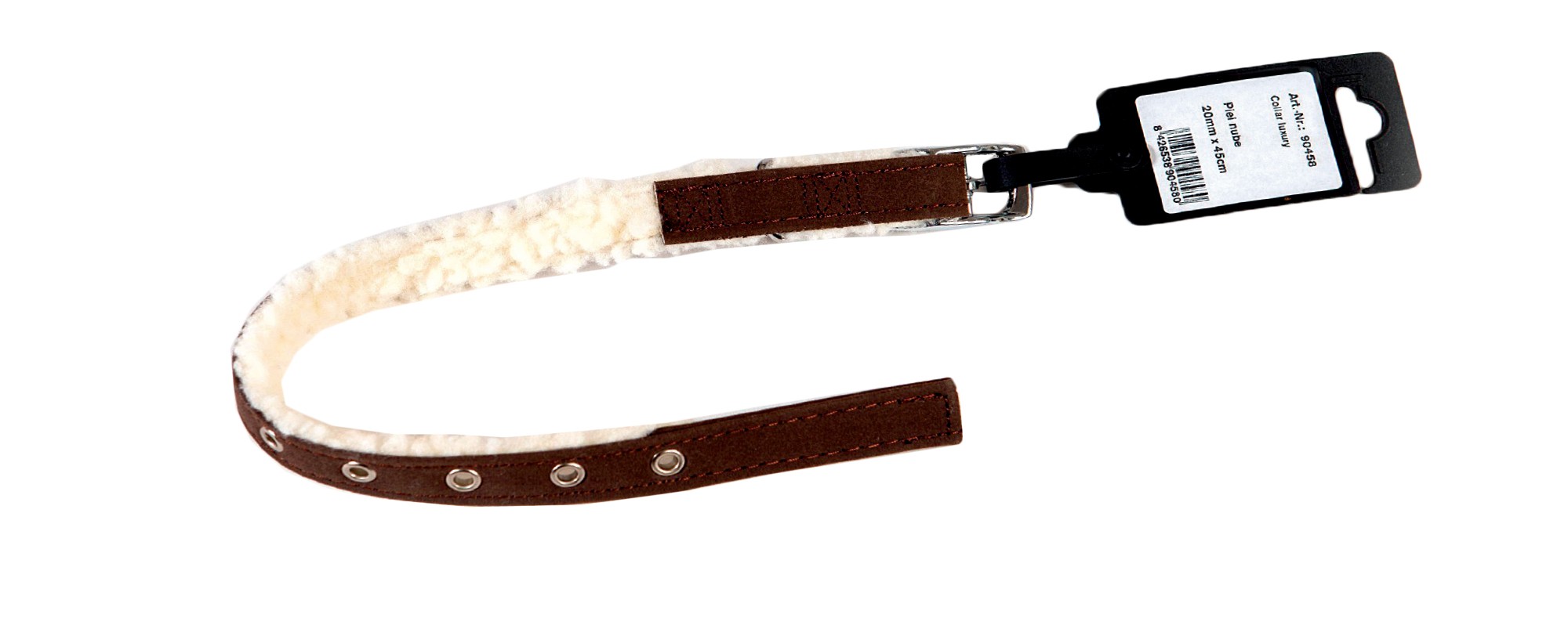 COLAR LUXO PELE NUVEM 1,5X35CMS