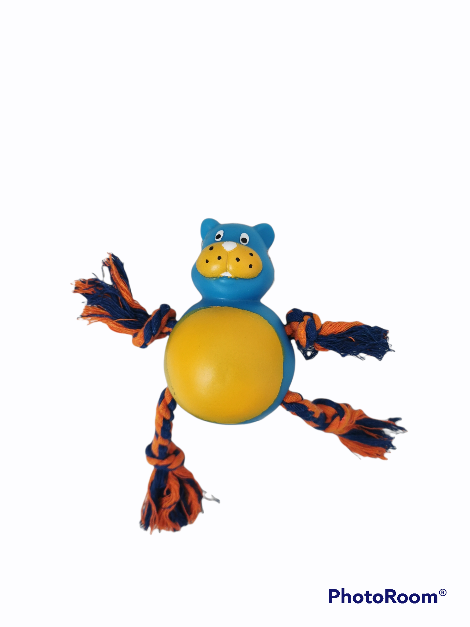 BRINQUEDO MORDEDOR CÃO HIPOPÓTAMO 21 CM