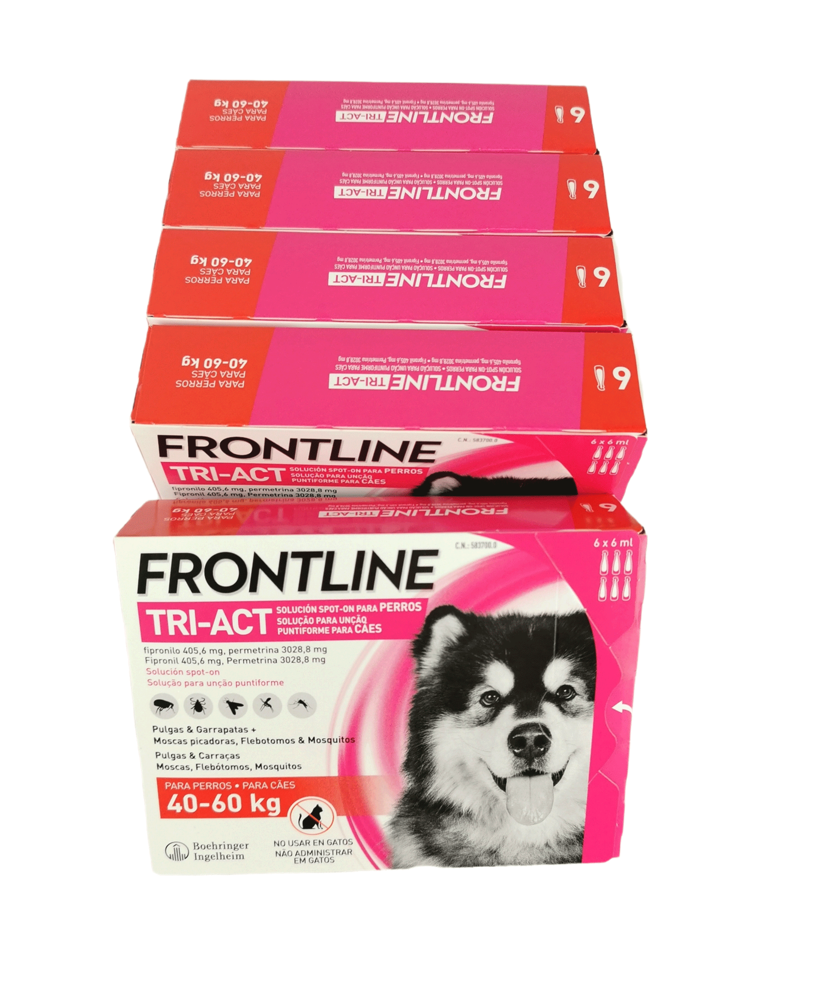 FRONTLINE TRI-ACT 40-60 KG (XL) 6 PIPETTES