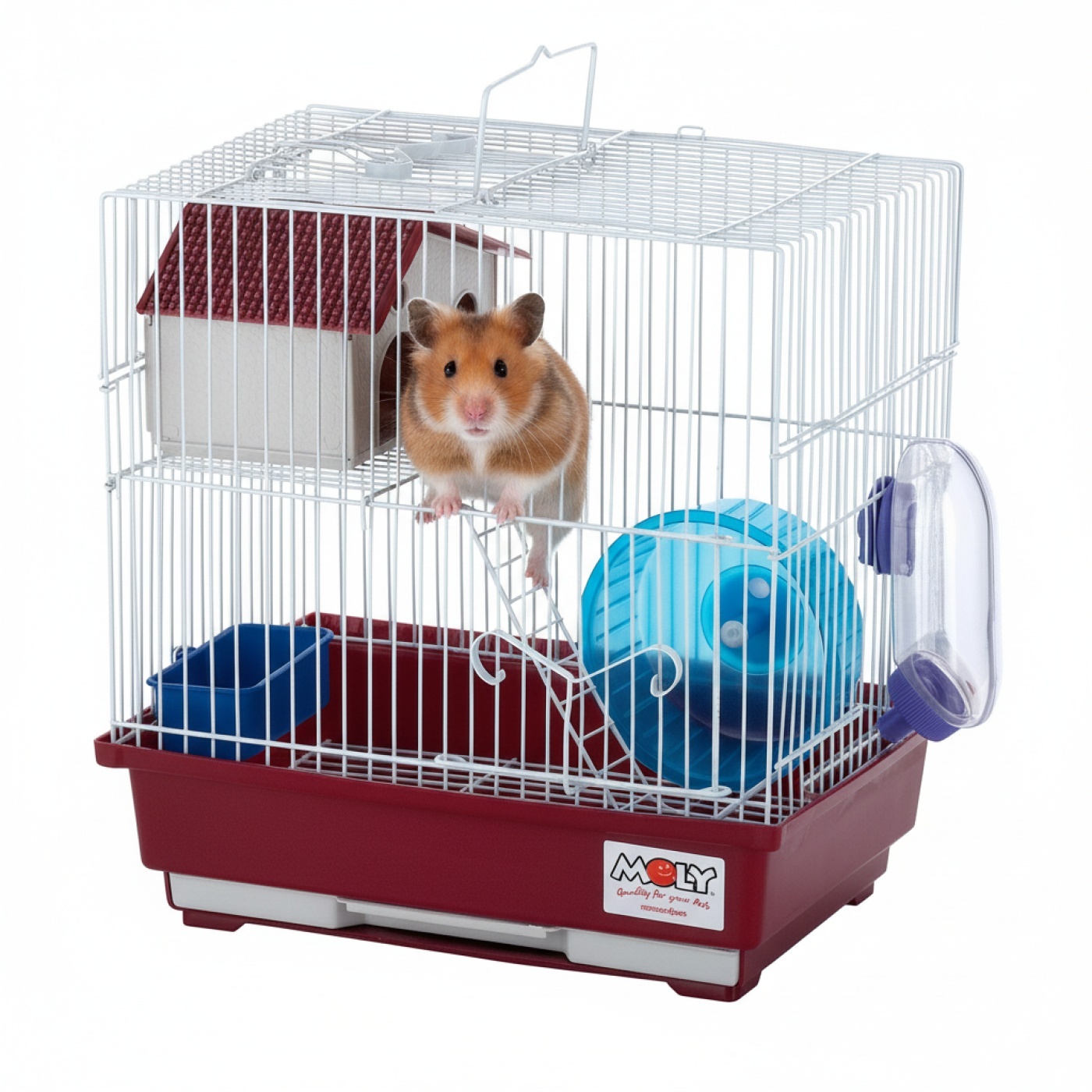 HAMSTER CAGE N.2 30 X 23 X 31 CM.