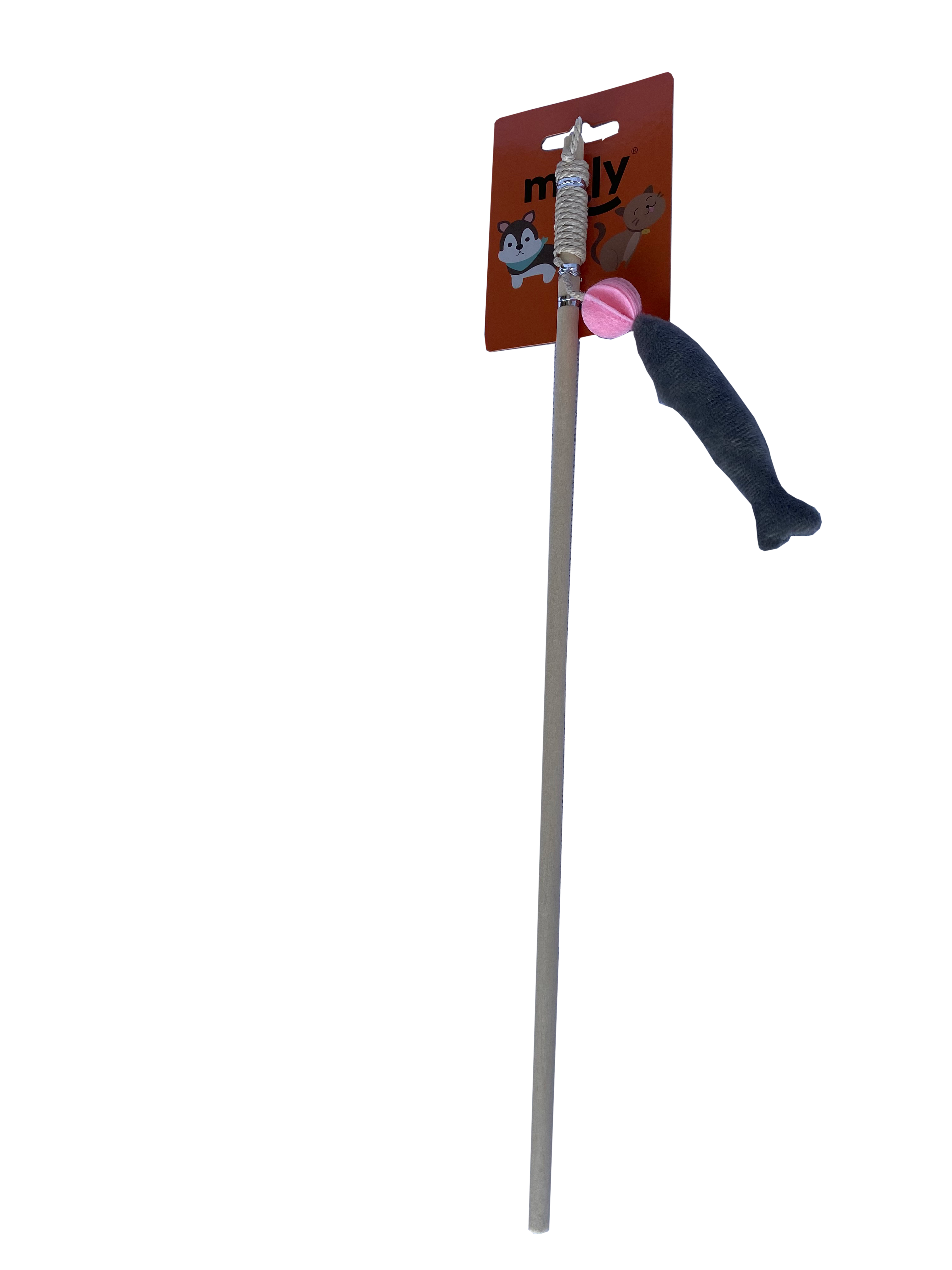 JUGUETE CAÑA INTERACTIVO 40 CMS CON PESCADITO