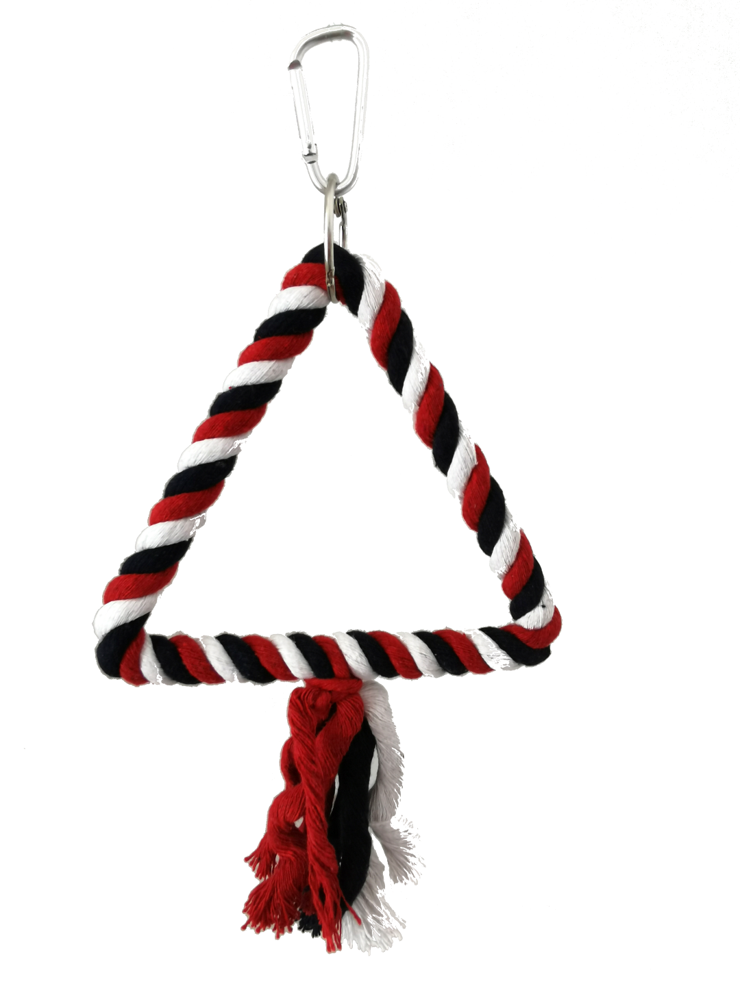 JUGUETE INTERACTIVO TRIANGULO FIBRAS NATURALES COL