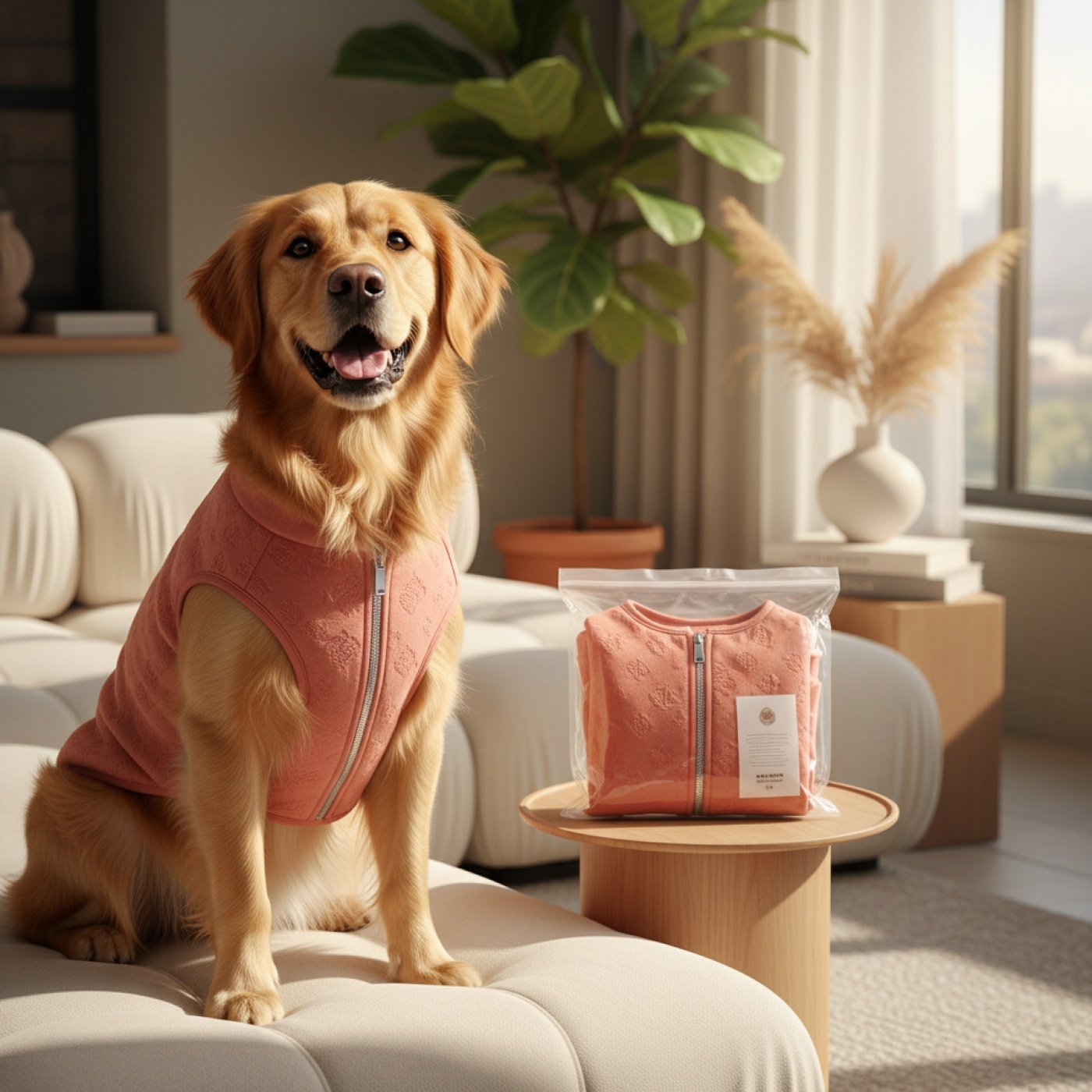 3D MOLY SALMON WAISTCOAT T-S