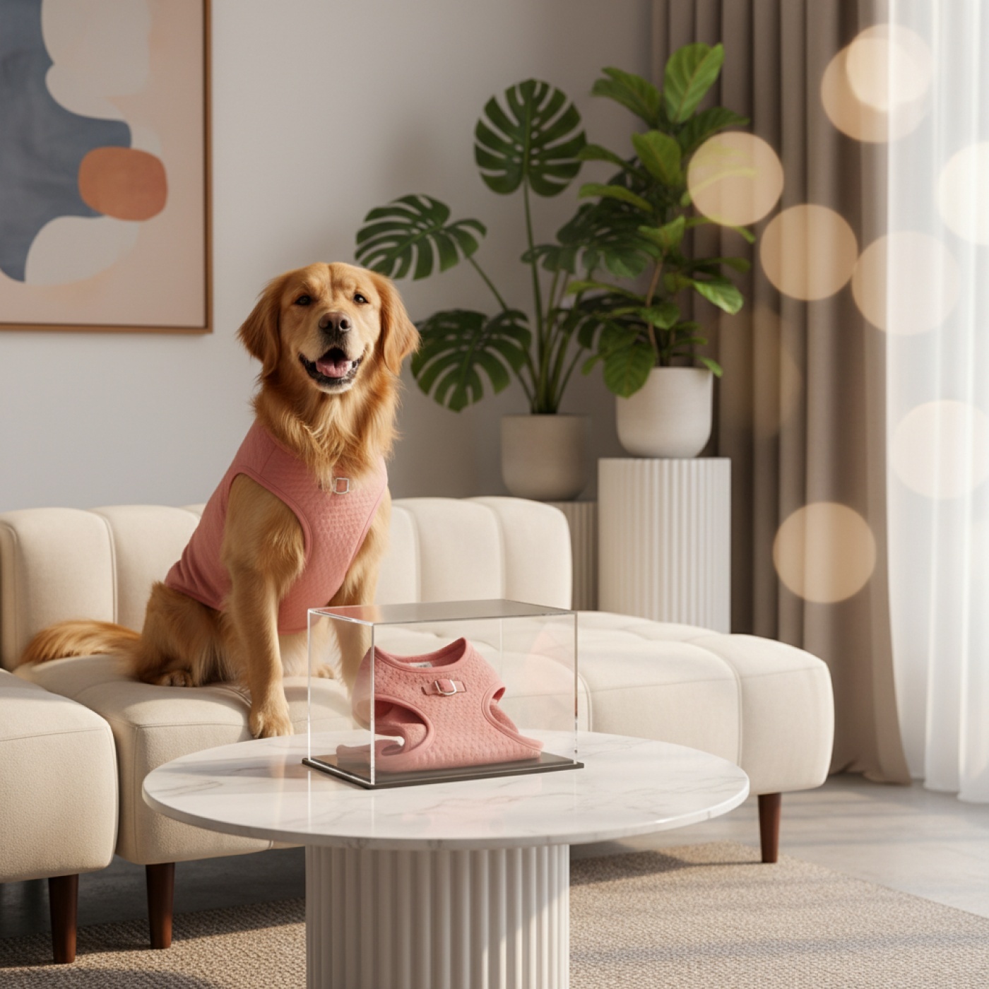 GILET 3D MOLY SAUMON T-M