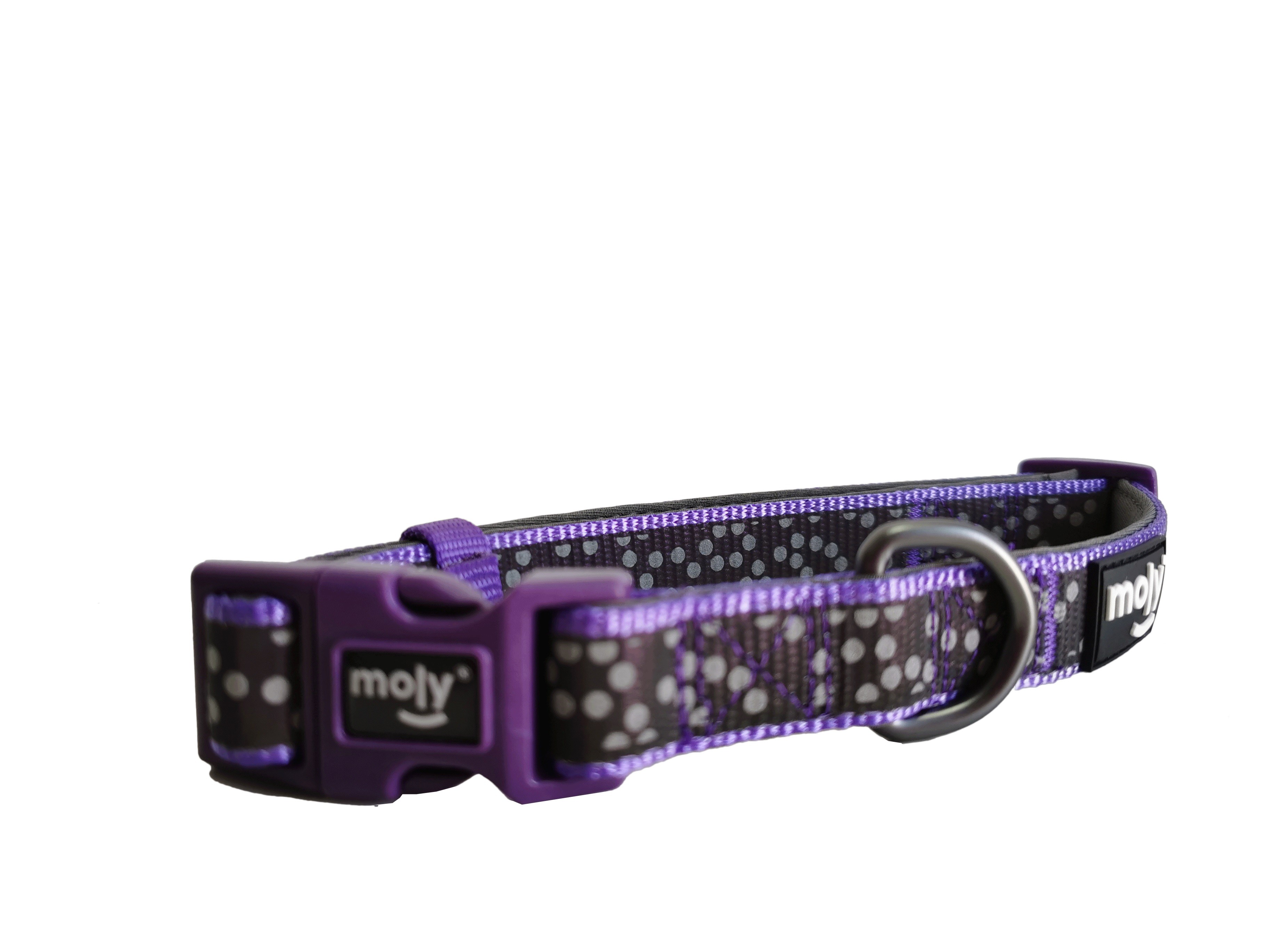 COLLAR NYLON NEOPRENO REFLECTIVO MOD. BURBUJAS XS