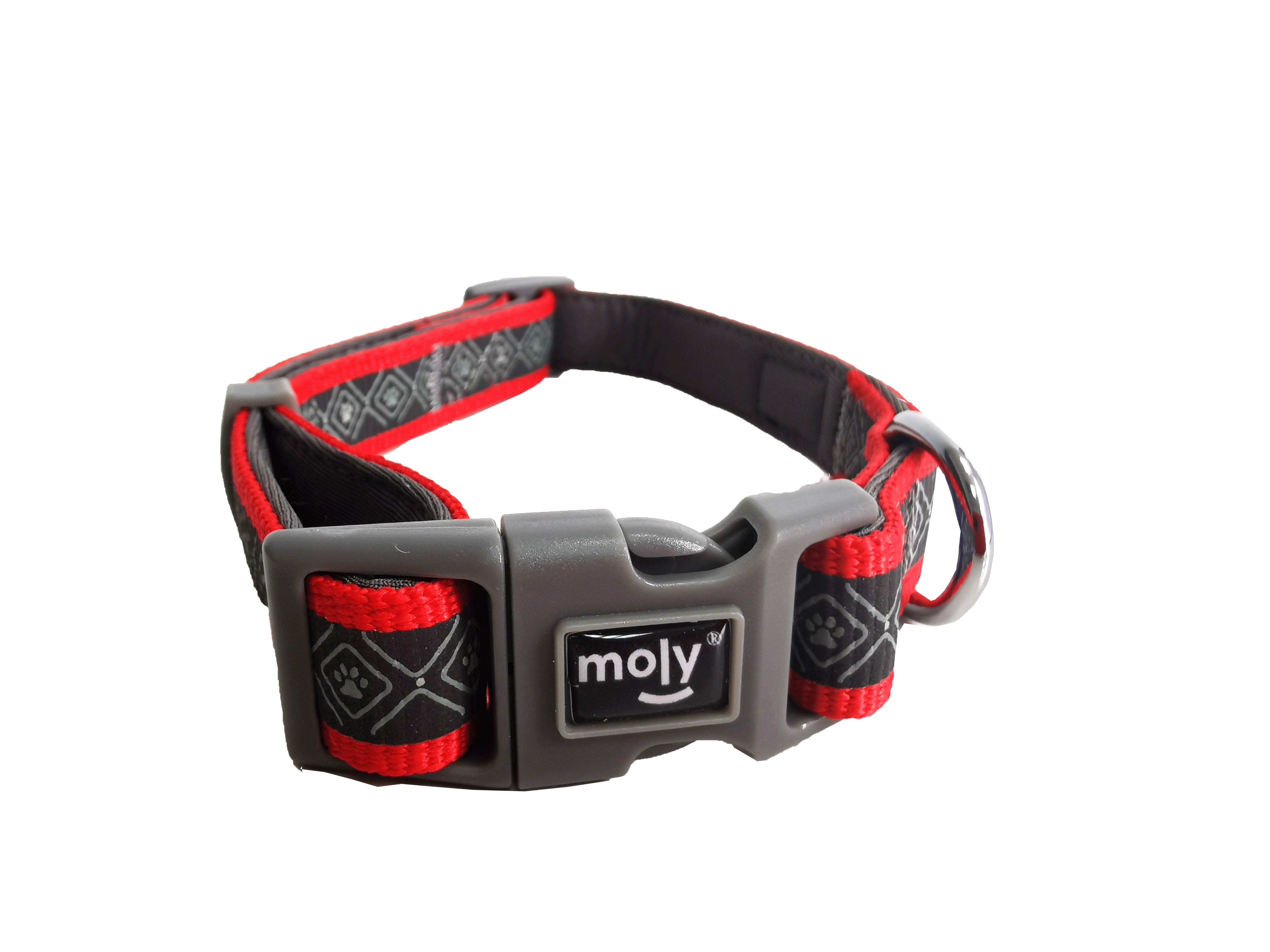 COLLAR MOLY NEOPRENO RAINBOW REFLECT T-L