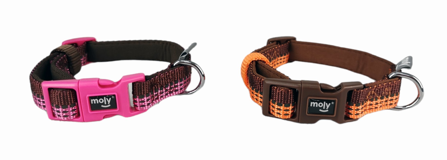 COLLAR MOLY NEOPRENO CON NYLON REFLECTIVO XS