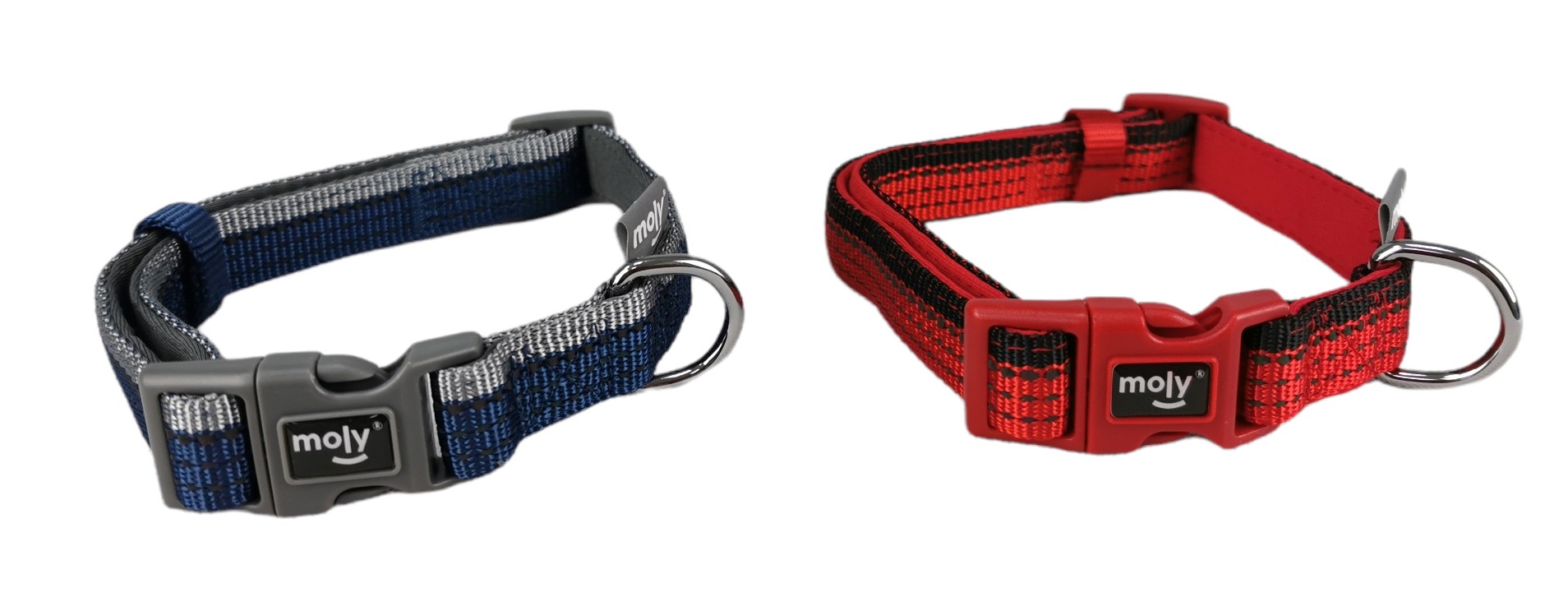 COLLAR MOLY NEOPRENO CON NYLON REFLECTIVO T- M