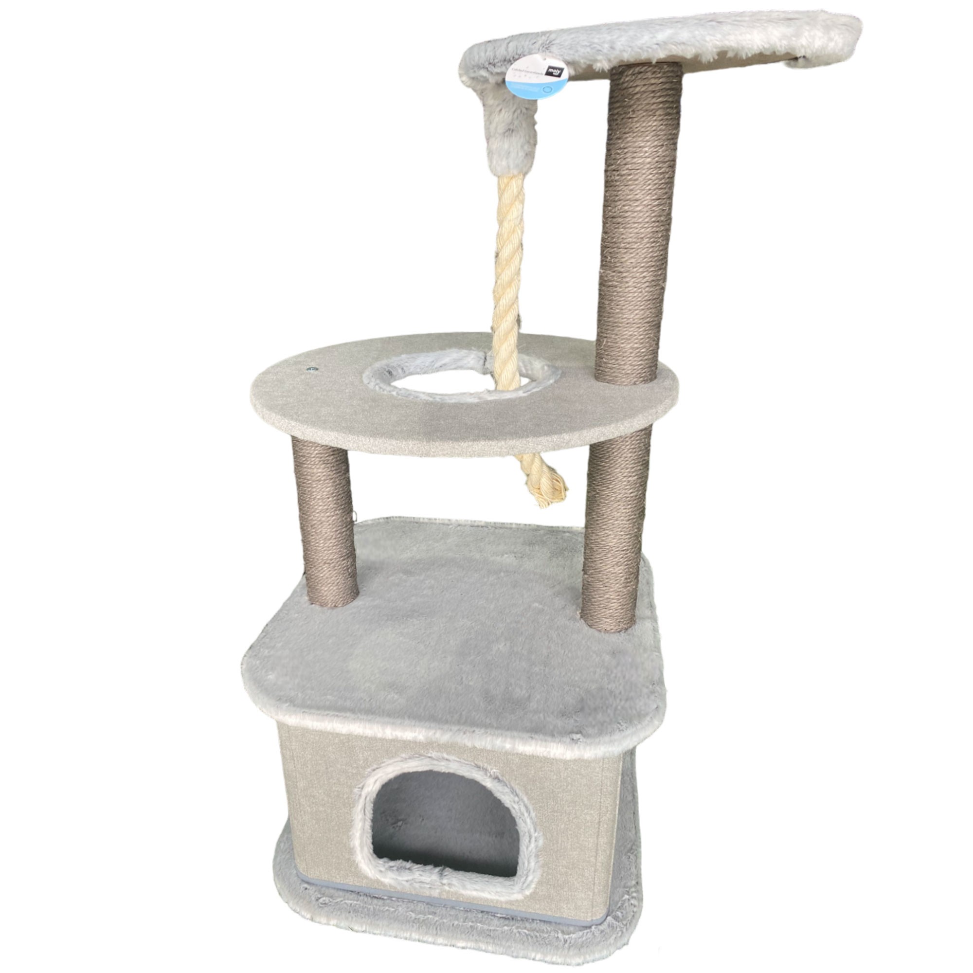 ARBOL RASCADOR DE GATO MODELO GINEBRA 97 CM