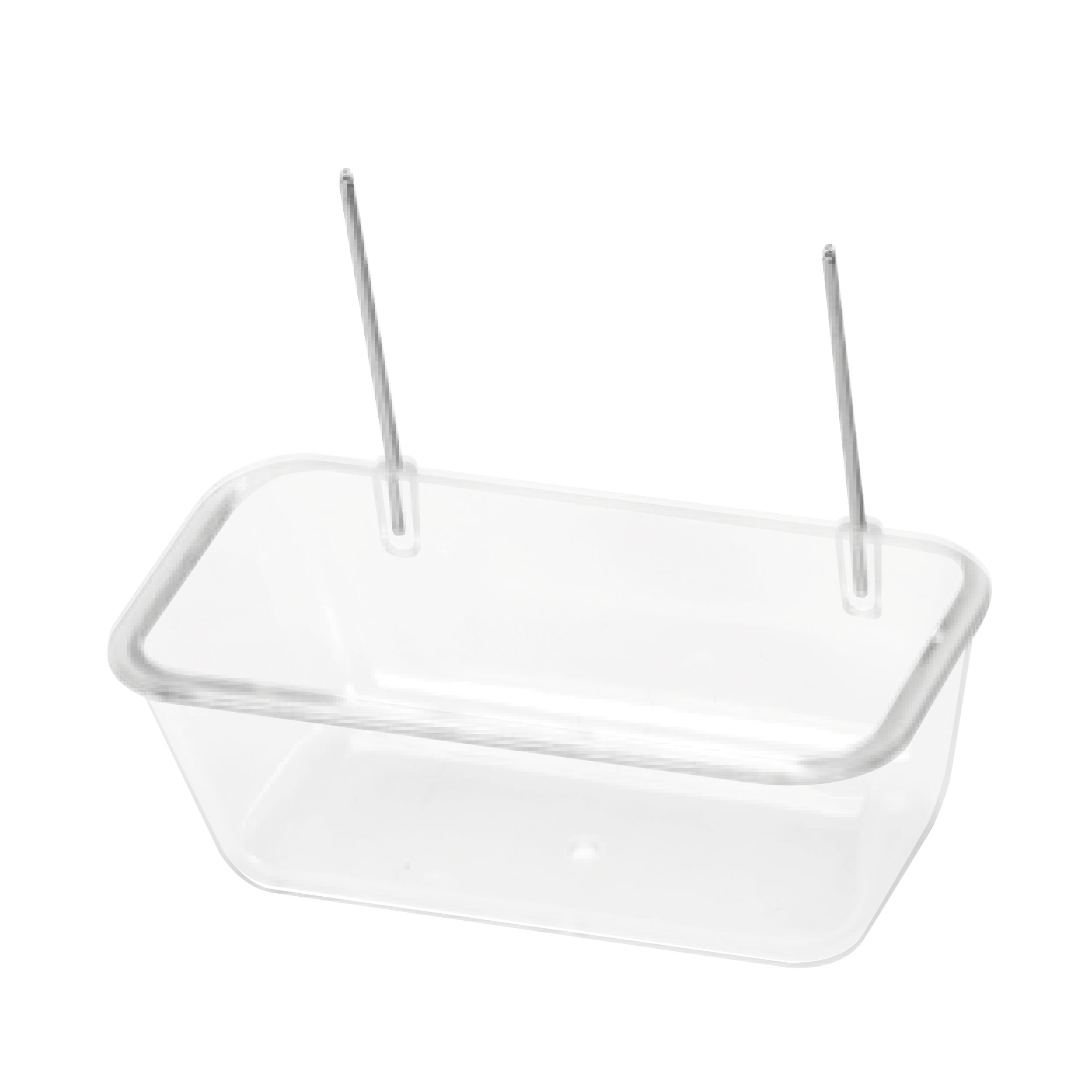 COMEDERO PEQUEÑO 8X4X3H CON GANCHO 10 UNIT