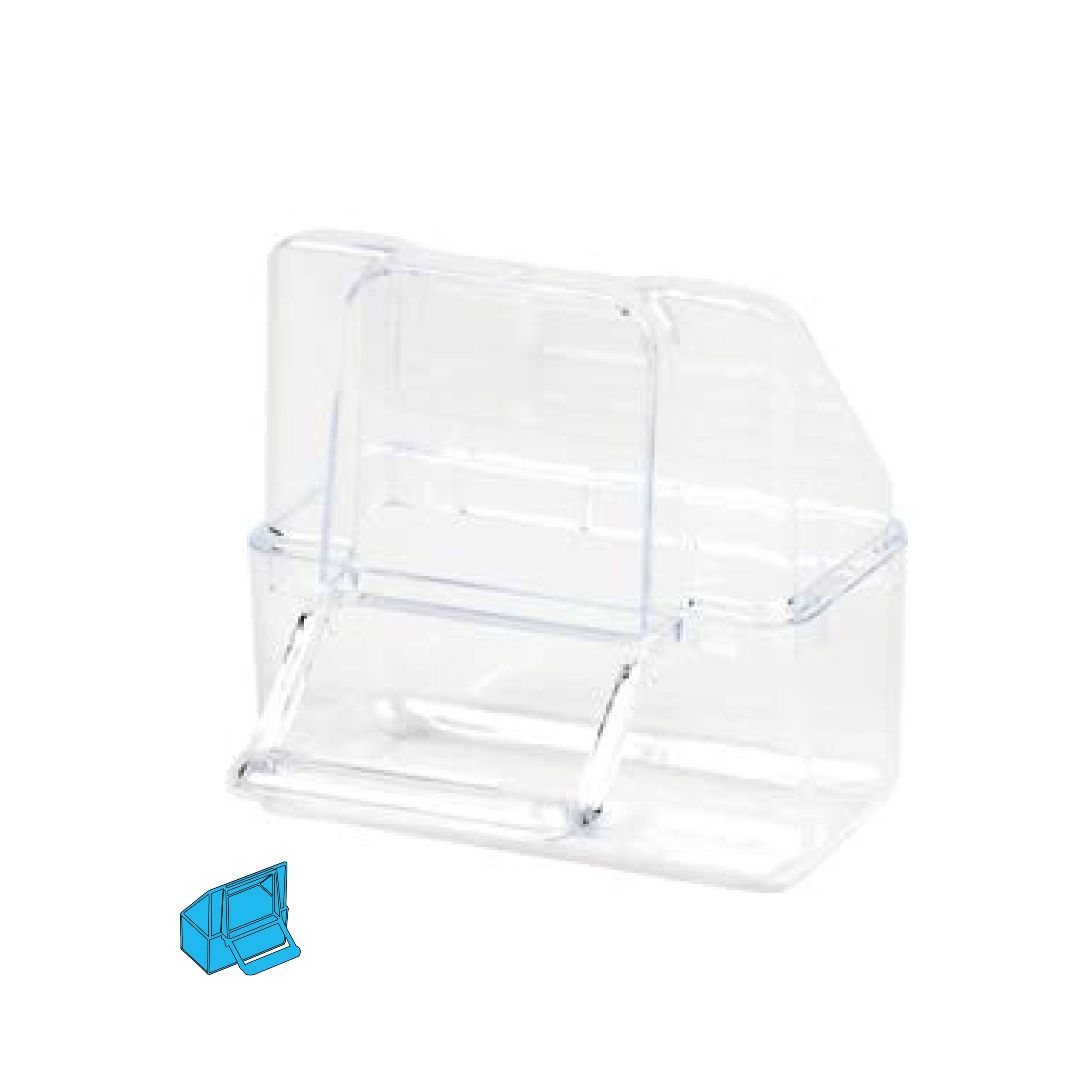 COMEDERO EXTERNO AZUL 7X4X8H 20 UNIDADES