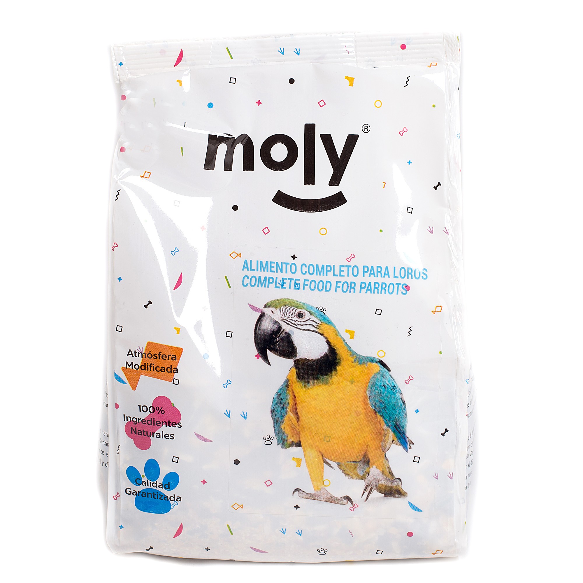 MOLY PARROT AND PARAKEET MIX 600 GR