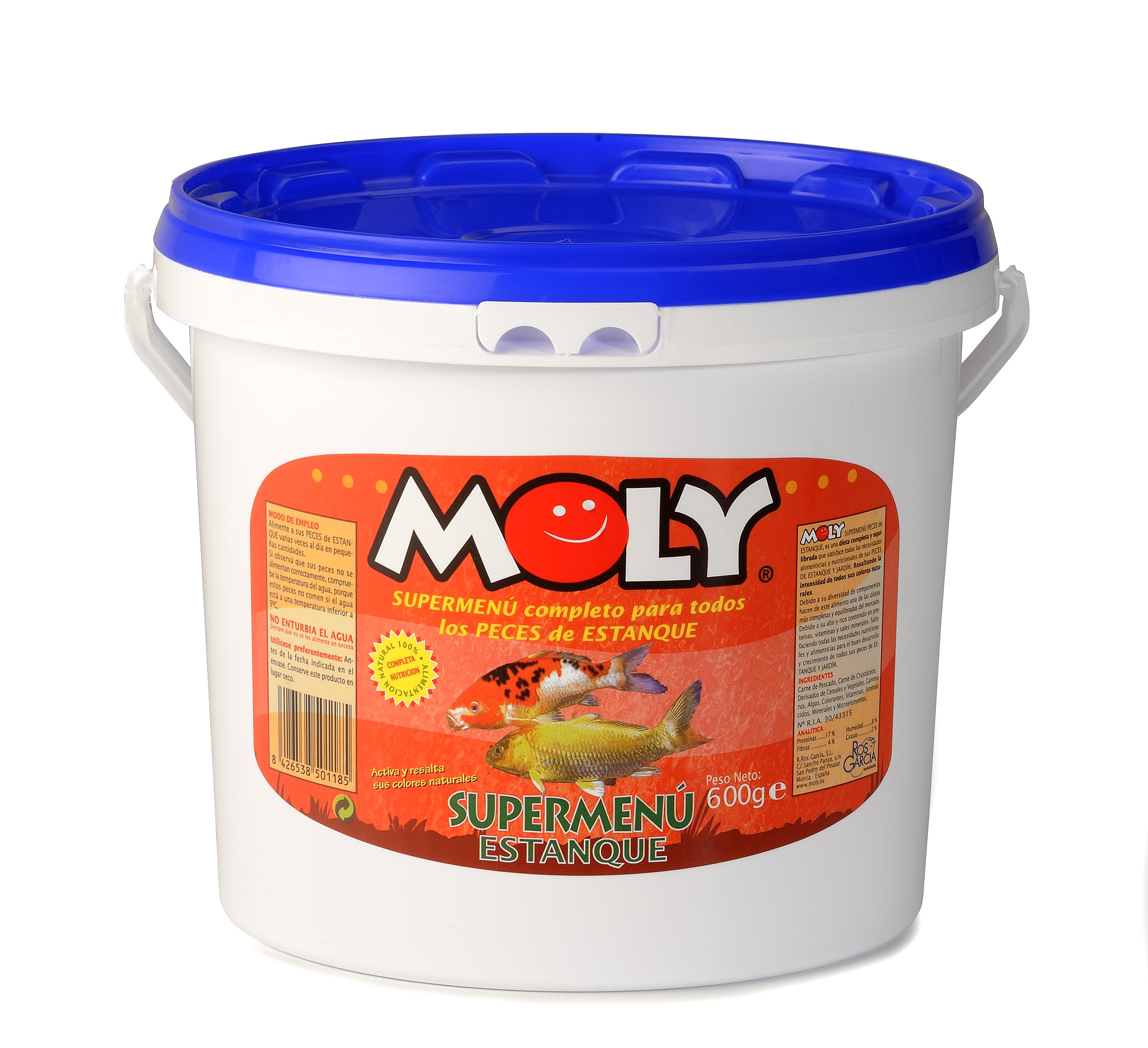 MOLY SUPER-MENU POND 600 gr/ 5.5 L