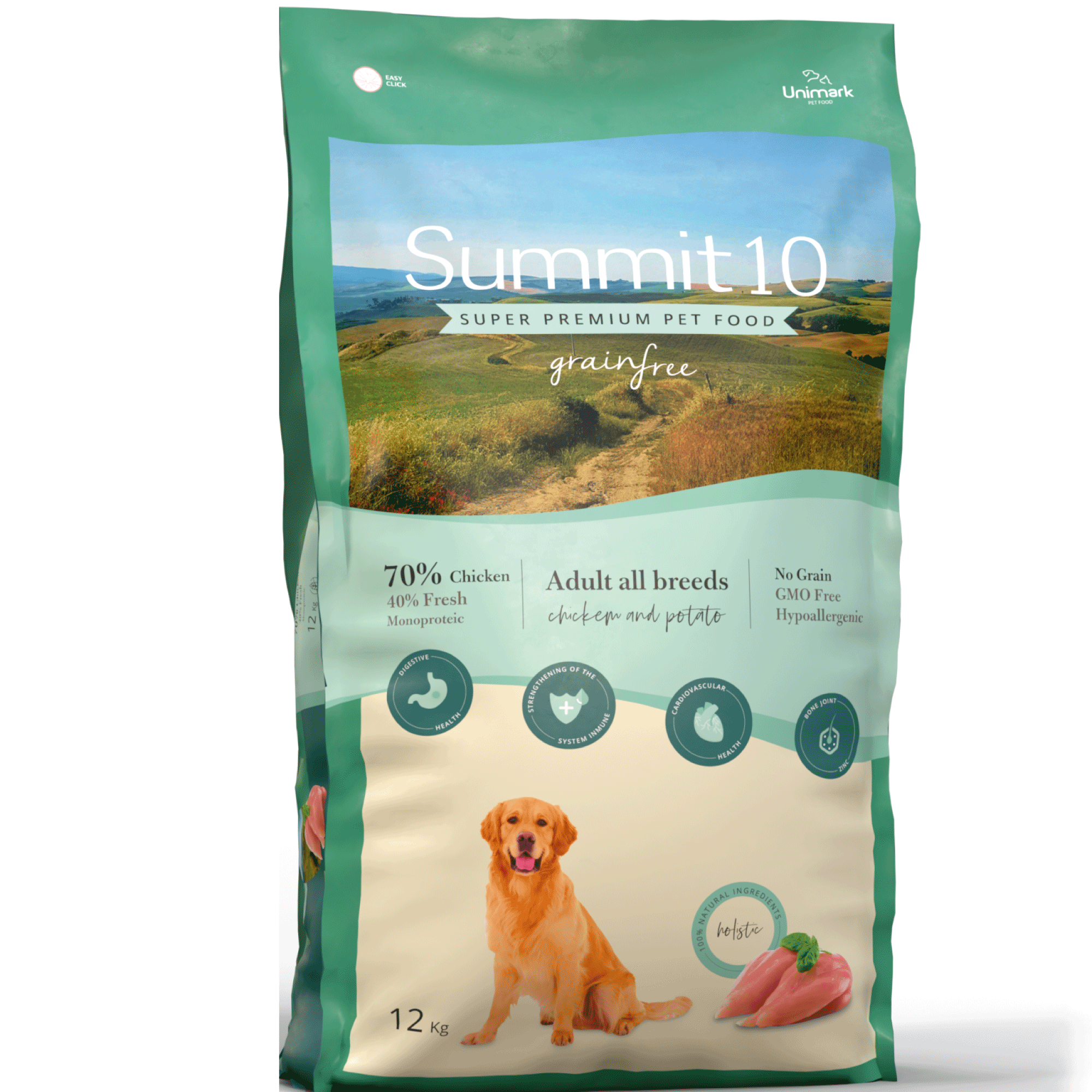 SUMMIT 10 GRAIN FREE SENSITIVE CHICKEN POTATO 12 KG | PIENSO HIPOALERGÉNICO SIN CEREALES PARA PERROS ADULTOS