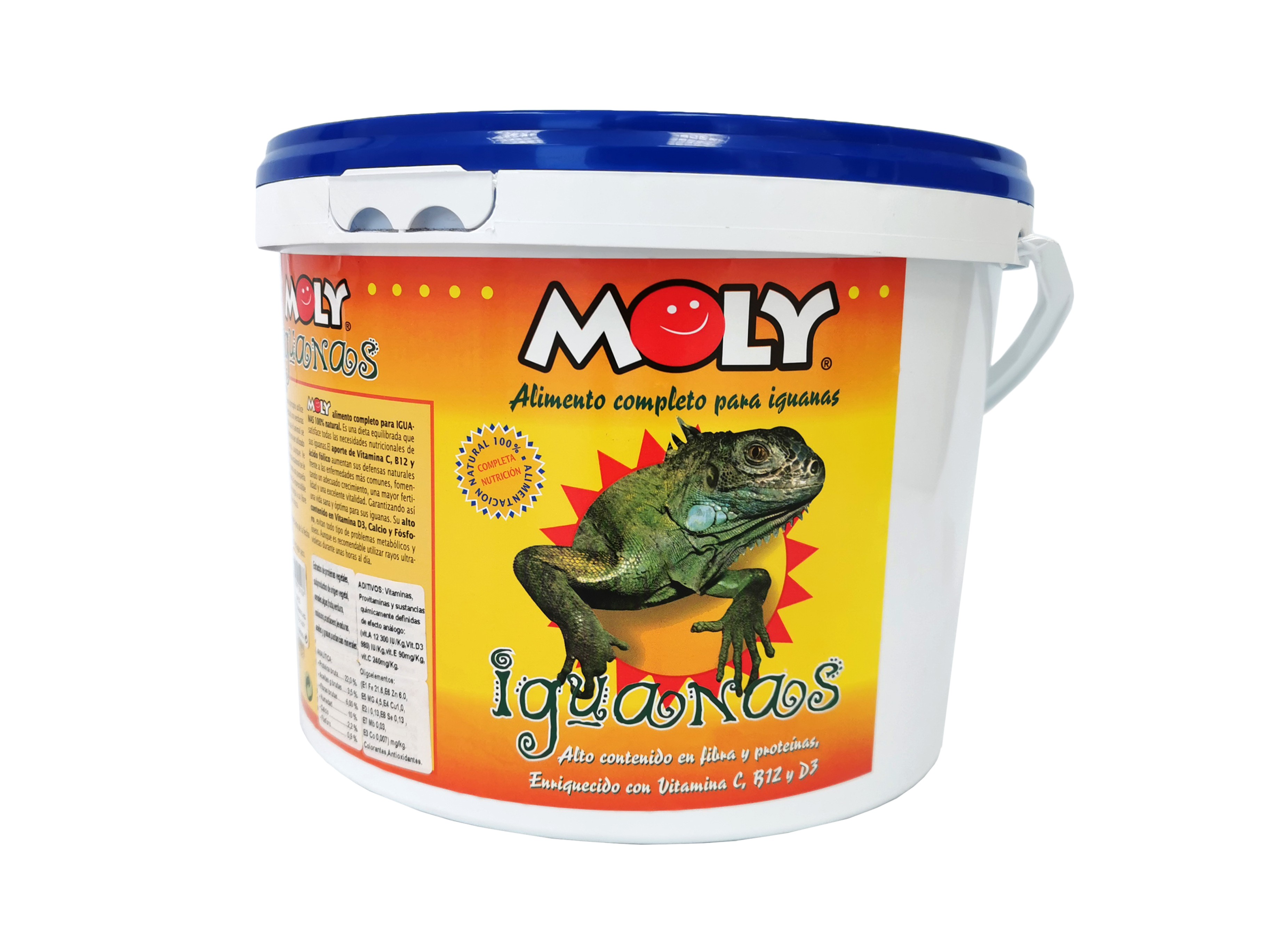 MOLY IGUANAS 3kg PROFESIONAL 8,8 L