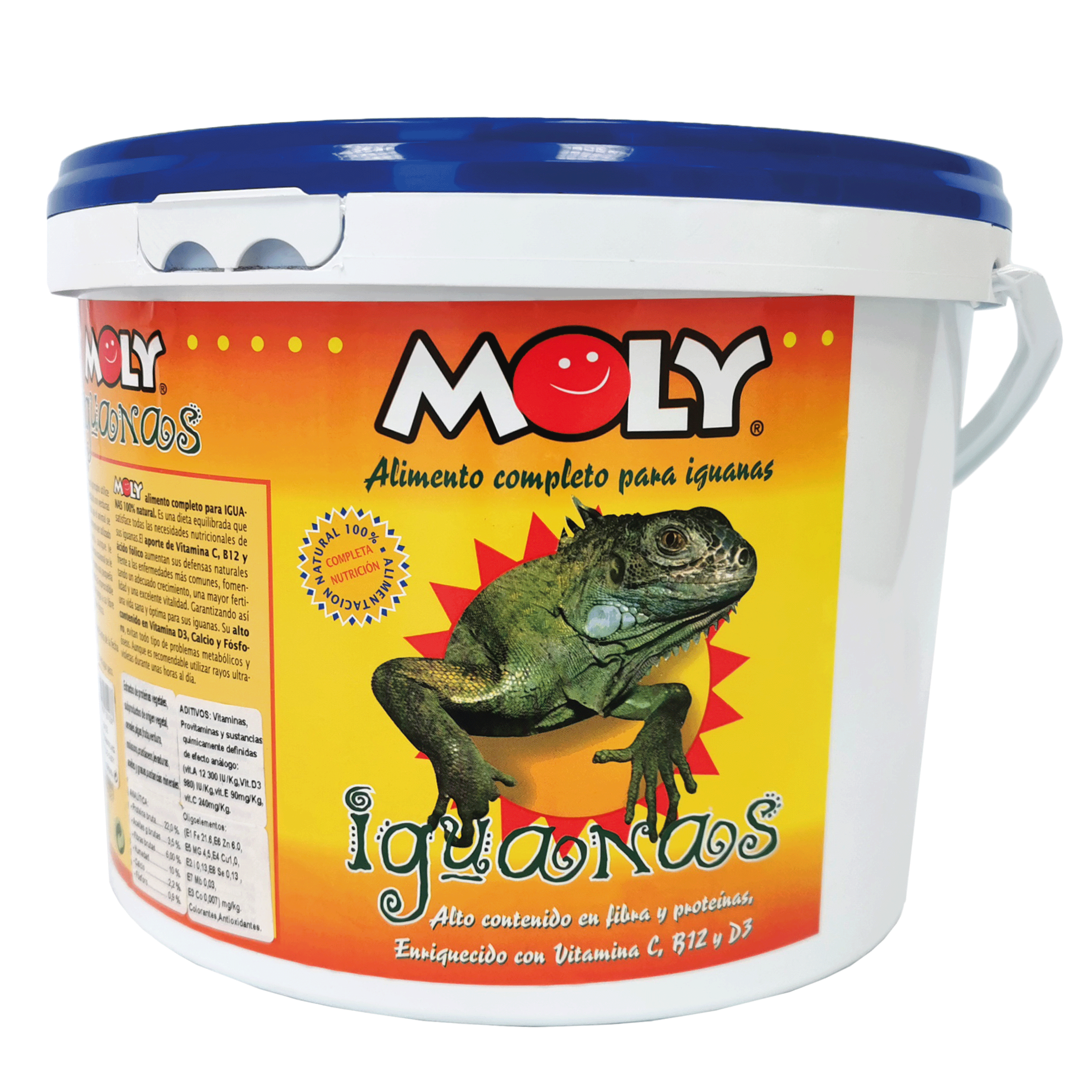 MOLY IGUANAS  3kg PROFESIONAL 8,8 L