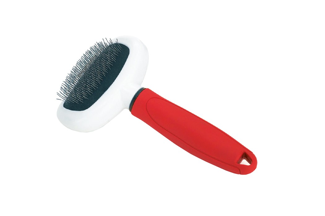 SMALL OVAL METAL BRUSH MOLY COMFORT