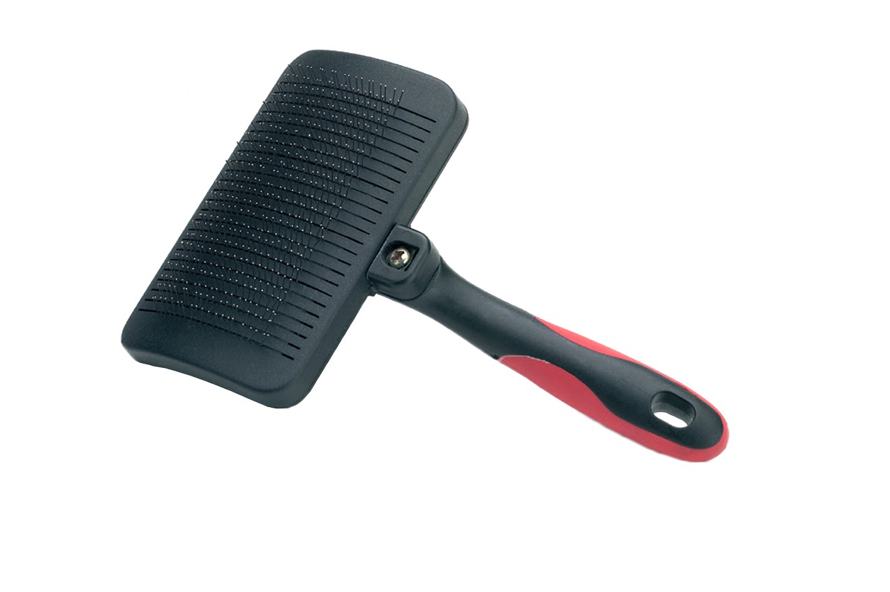 Carda Expulsa Pelo Mediana Moly Confort | Cepillo Profesional Autolimpiante para Perros Medianos y Grandes