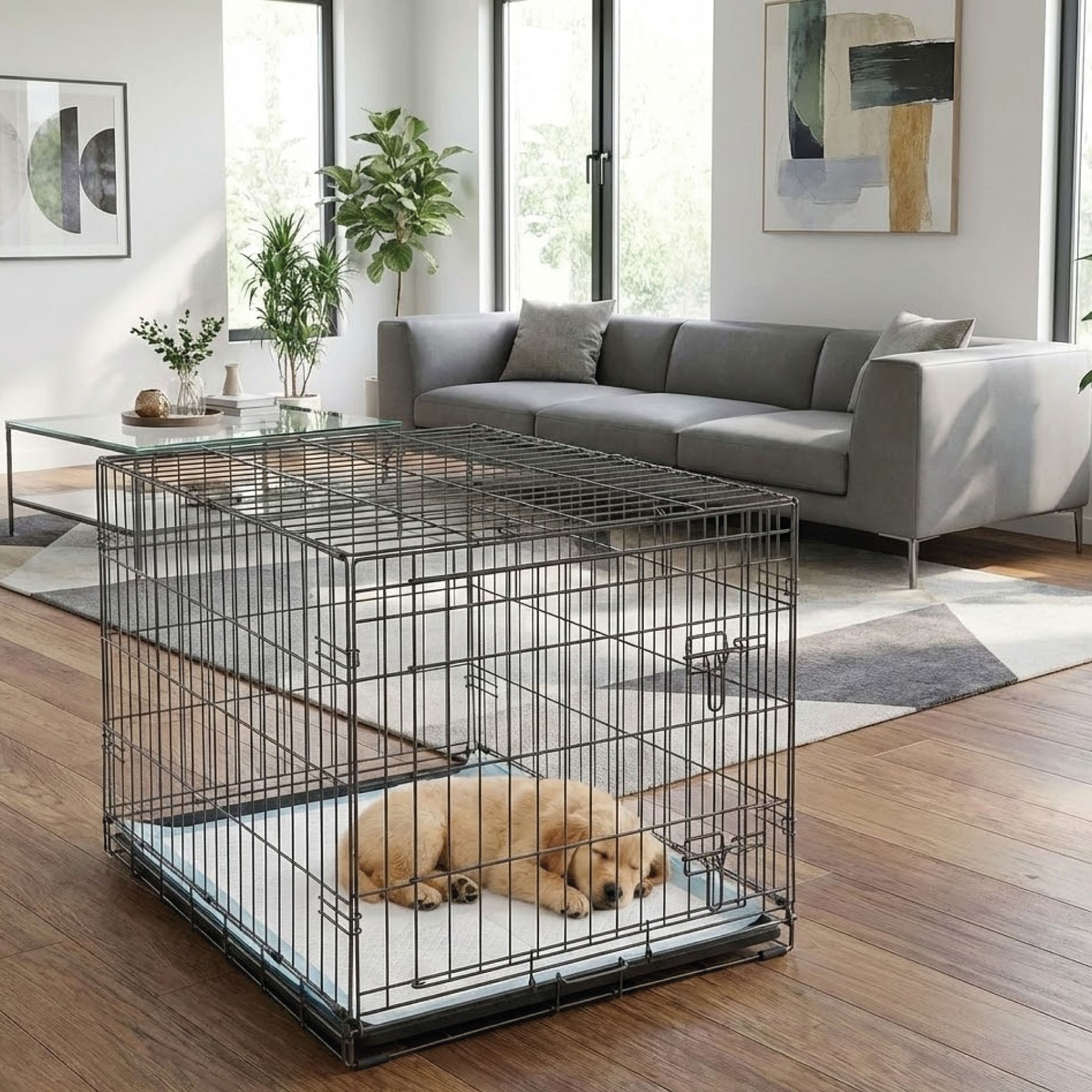 SMALL METAL CAGE 61 X 44 X 50 CM