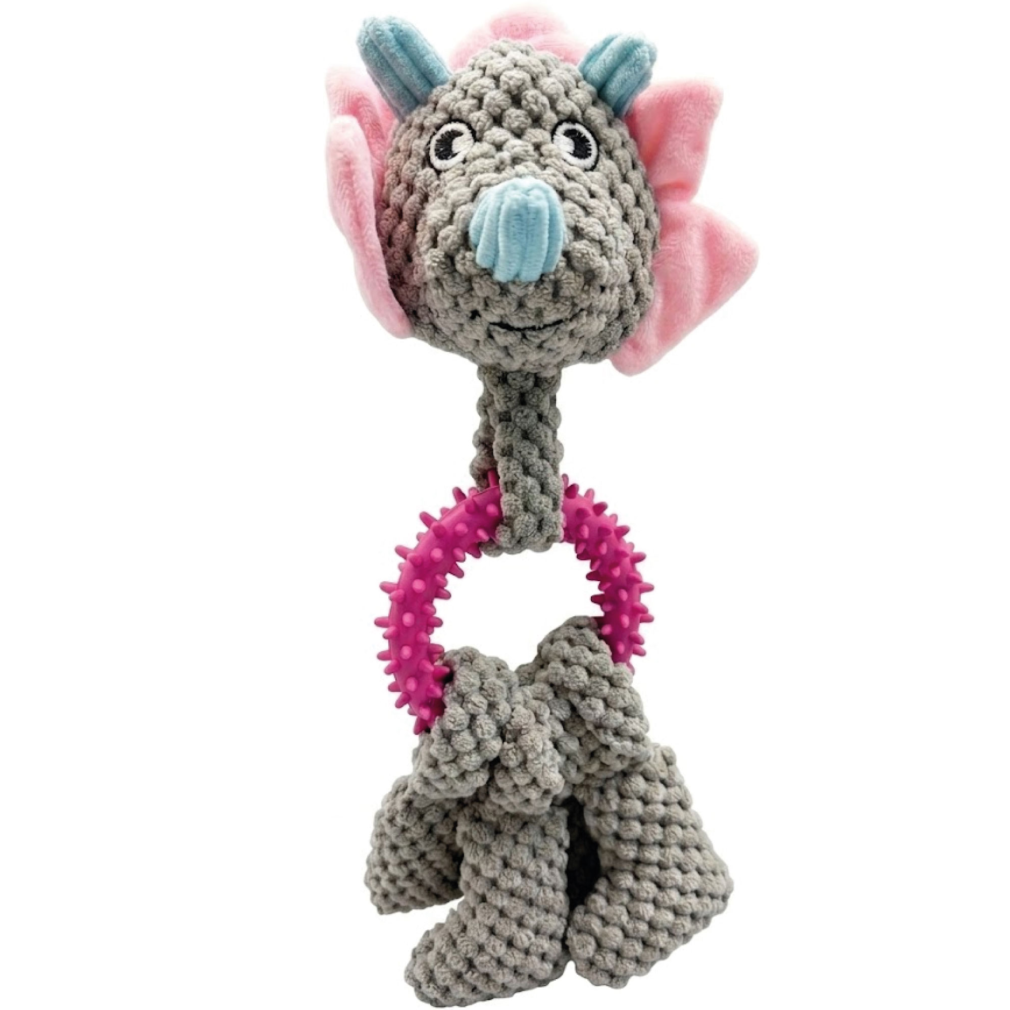 JUGUETE PELUCHE ANIMAL C/MORDEDOR 26X26 CM