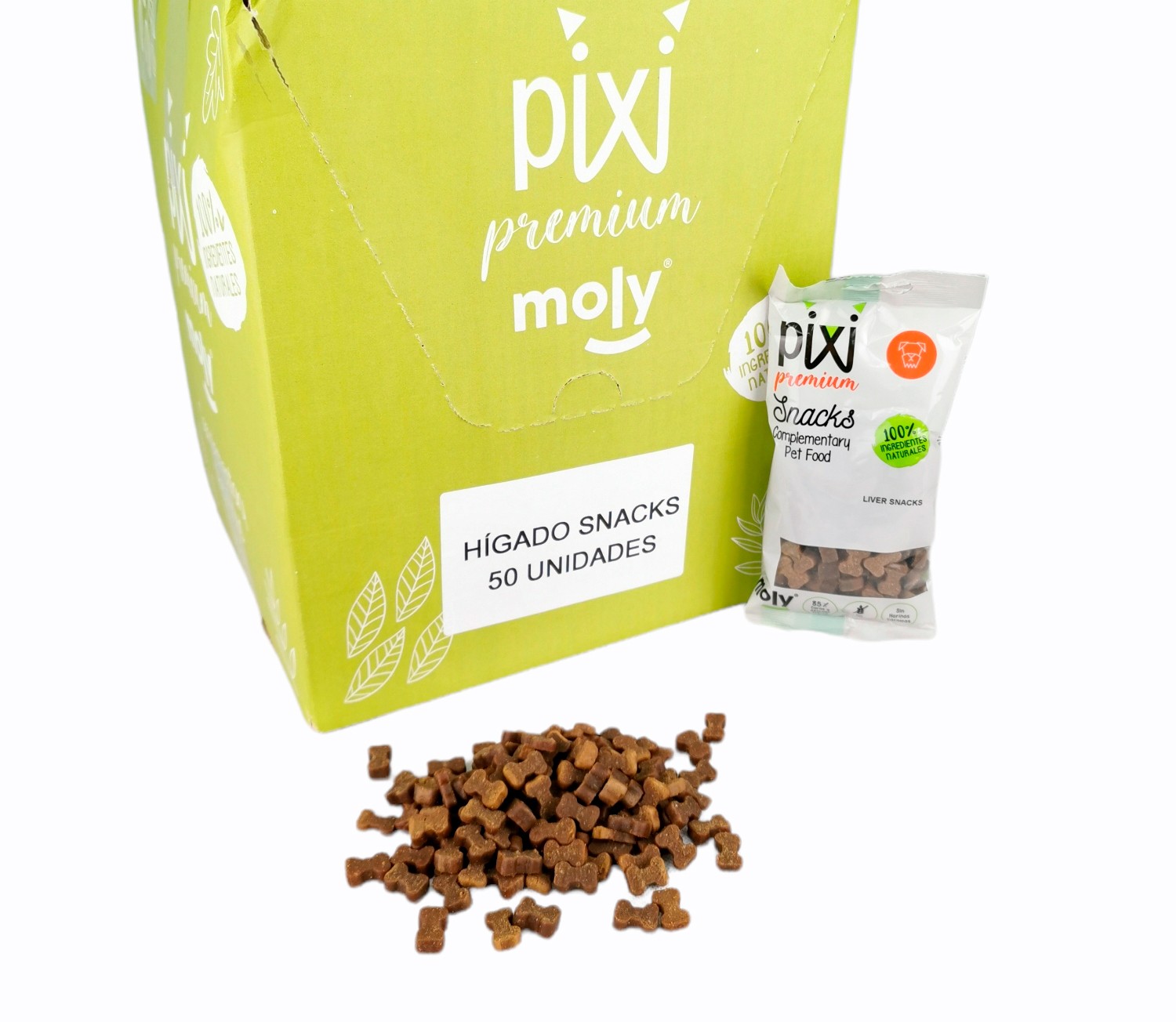 PREMIUM LIVER SNACK DISPLAY 50 SACHETS 100 GR.