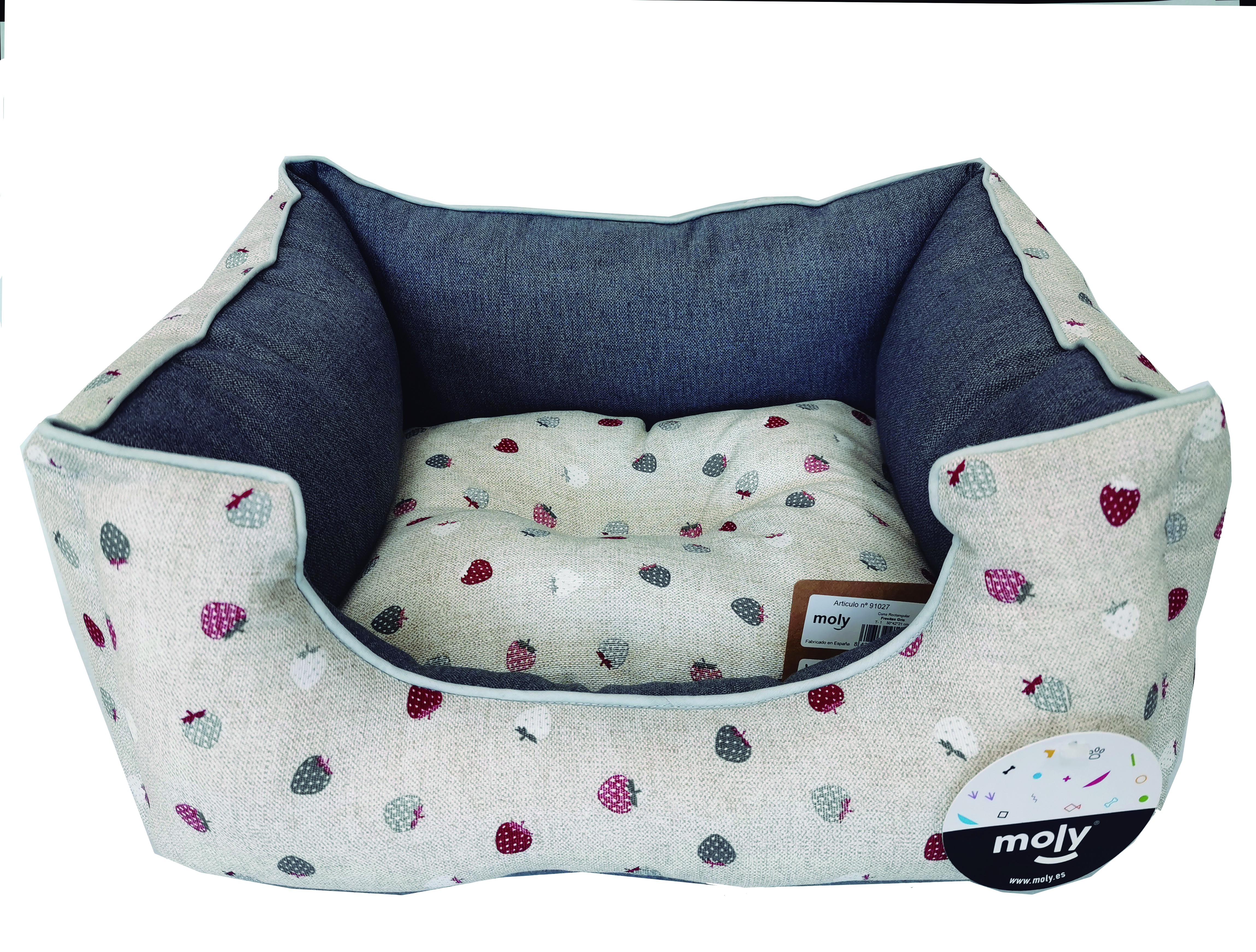 CULLA DRITTA. FRAGOLE/GRIGIO T-1 50*42*21