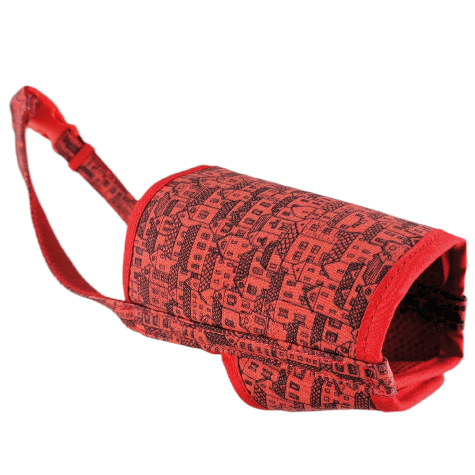 BOZAL DELUXE CASITAS ROJAS T-L