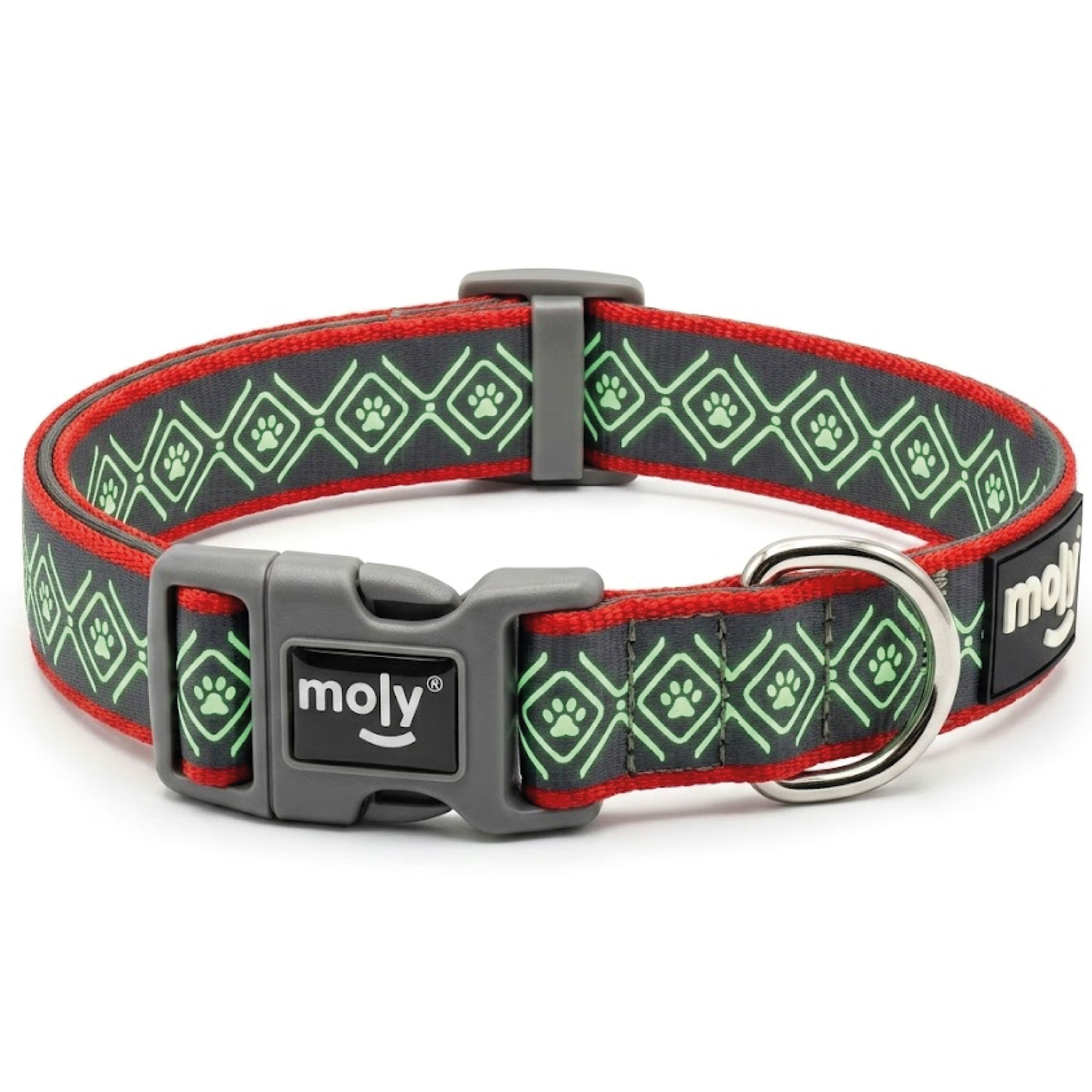 COLLAR MOLY NEOPRENO RAINBOW REFLECT T-S