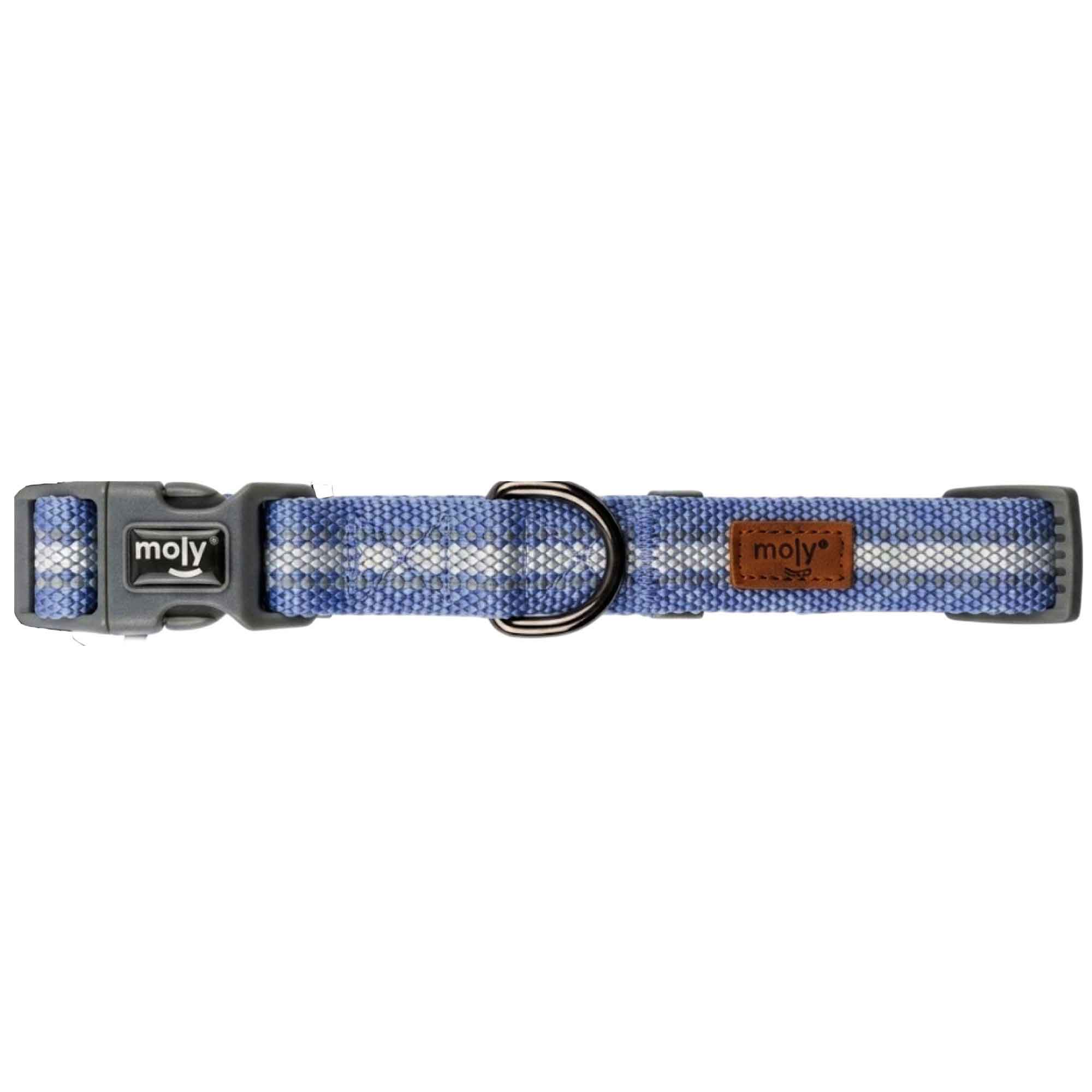 COLLAR MOLY EASY URBAN REFLECTIVO 1.5 x 27–41 CM | COLLAR AJUSTABLE PARA PERROS PEQUEÑOS Y MEDIANOS