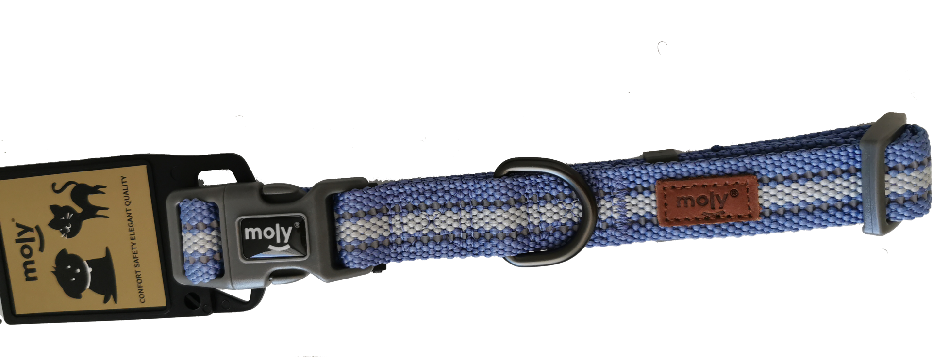 COLLARE RIFLETTENTE MOLY EASY URBAN 2,5*43-66 CM