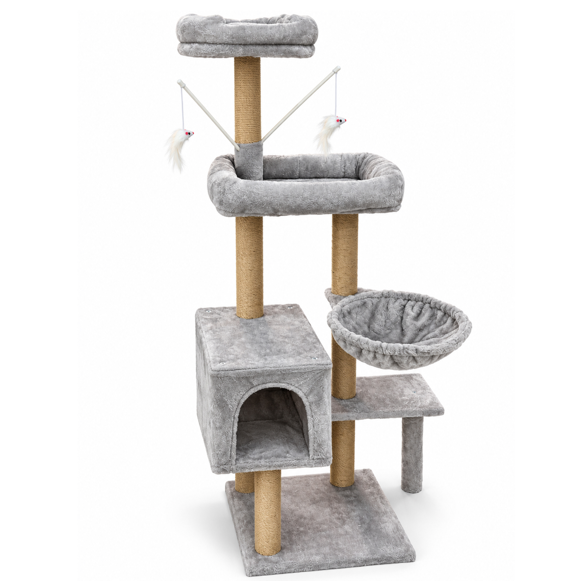 RASCADOR DE GATO MODELO HABANA 143X60X45 CM